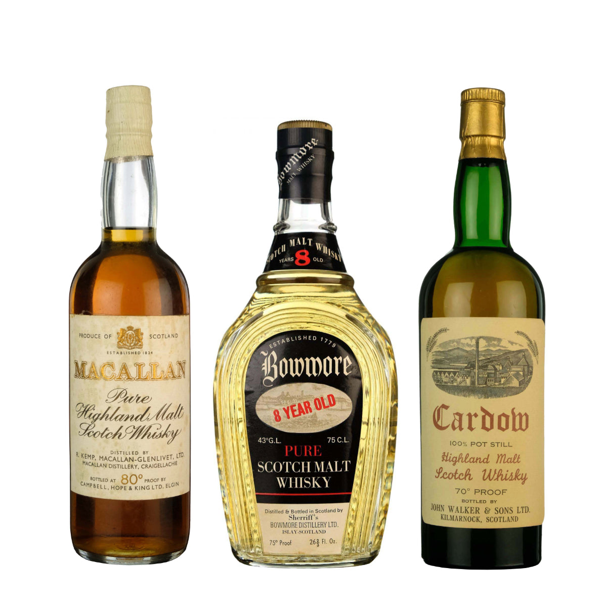 Whisky bottled in the 1960s