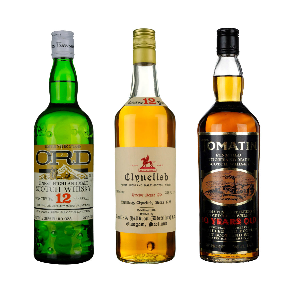 Whisky bottled in the 1970s