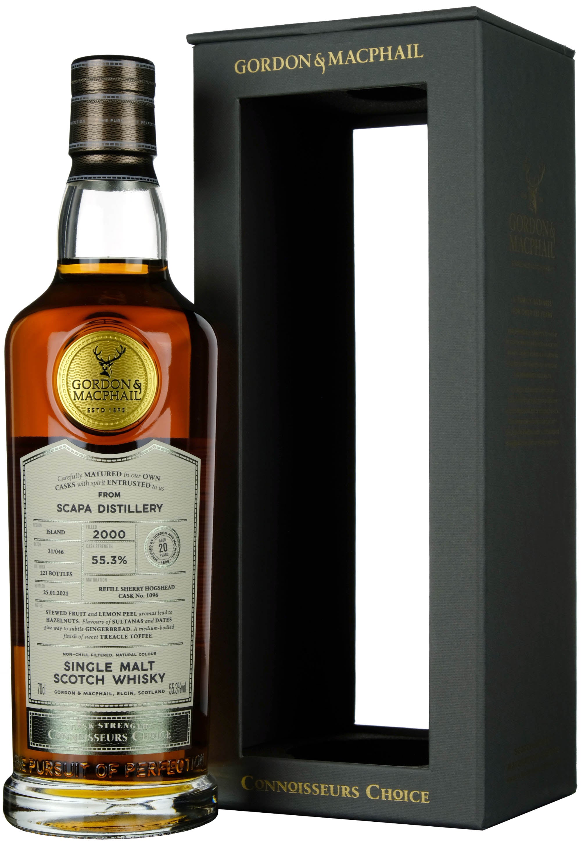 Scapa 2000-2021 | 20 Year Old Gordon & MacPhail Connoisseurs Choice Single Cask 1096