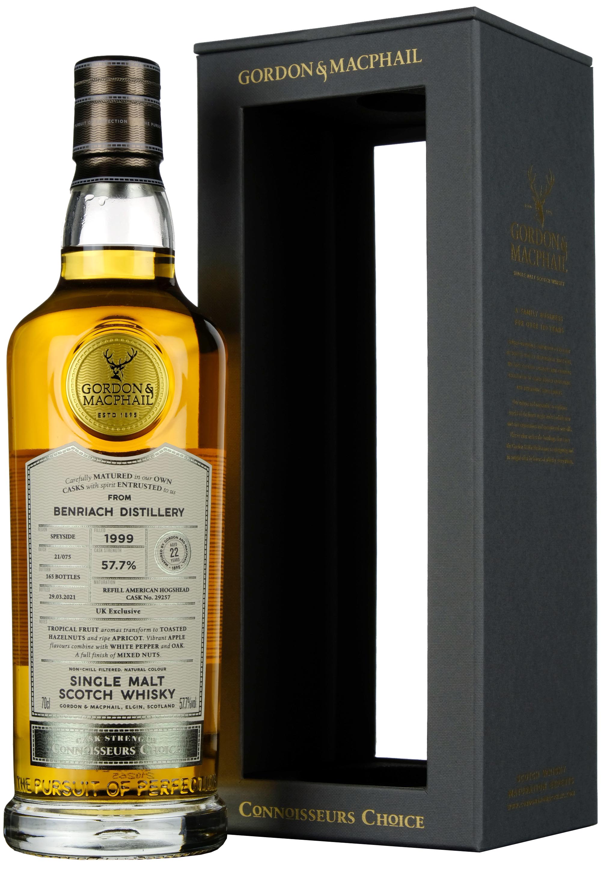 Benriach 1999-2021 | 22 Year Old Gordon & MacPhail Connoisseurs Choice Single Cask 29257 UK Exclusive