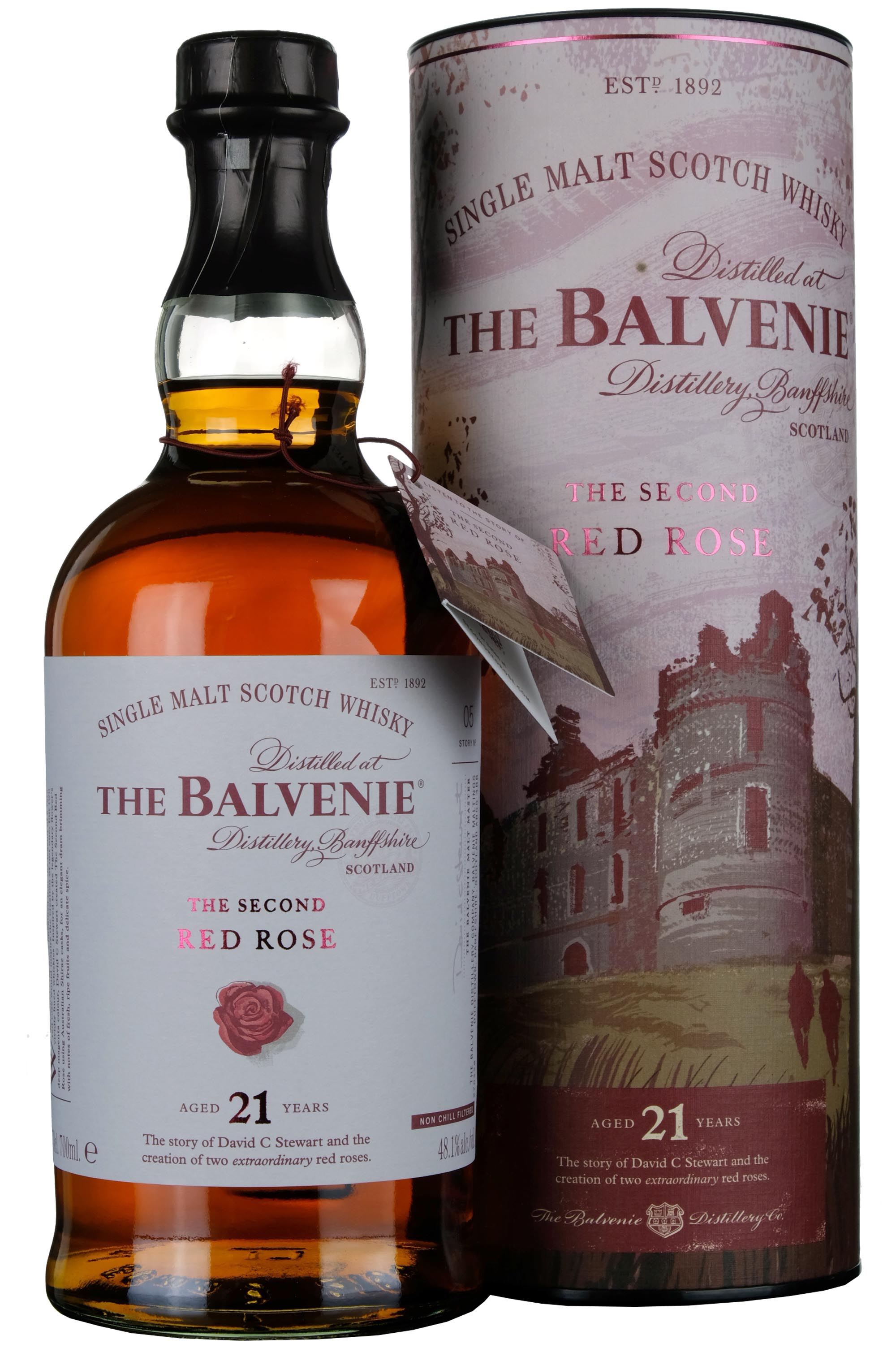 Balvenie 21 Year Old Second Red Rose - Whisky-Online Shop