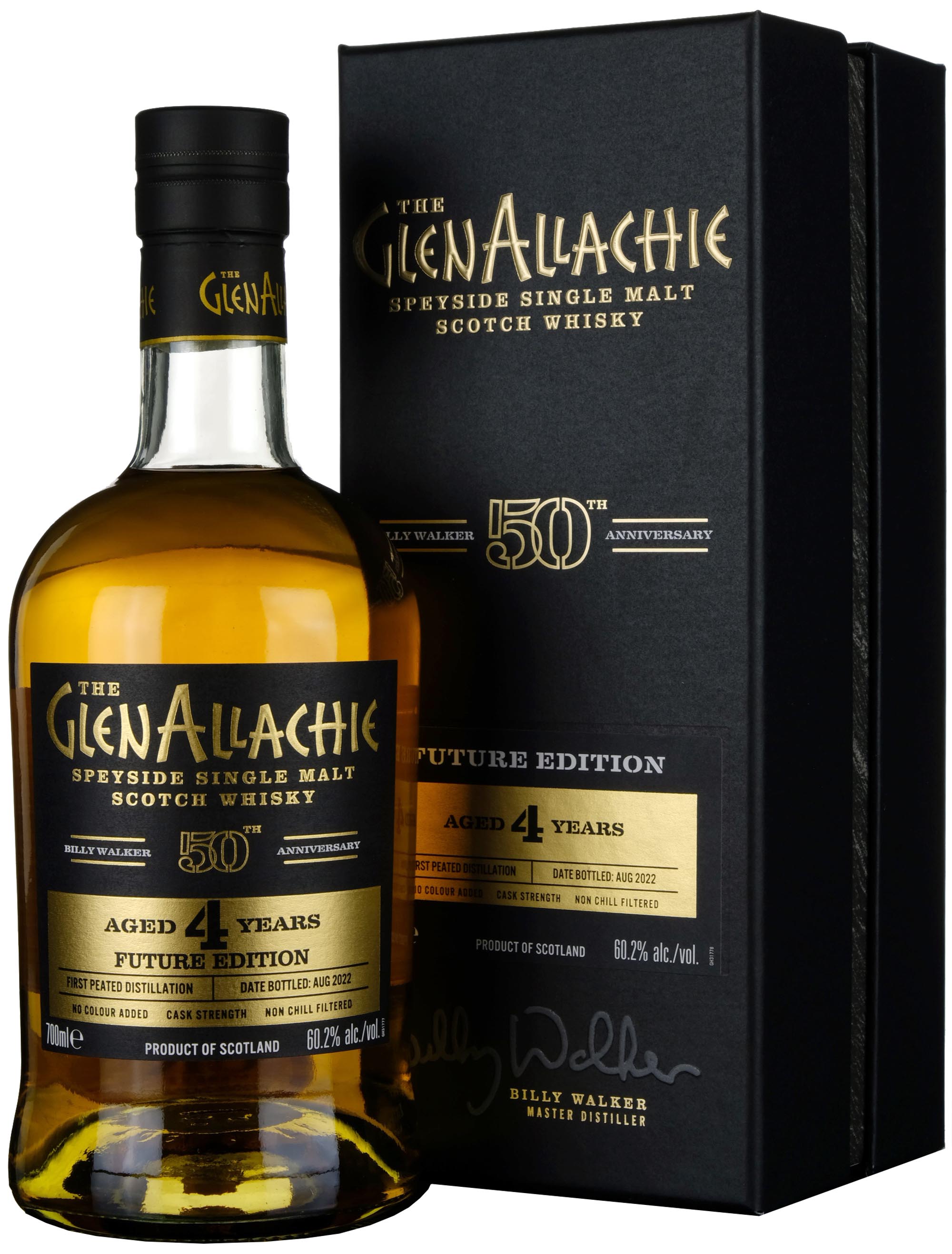 Glenallachie 4 Year Old Billy Walker 50th Anniversary Future Edition Bottled 2022