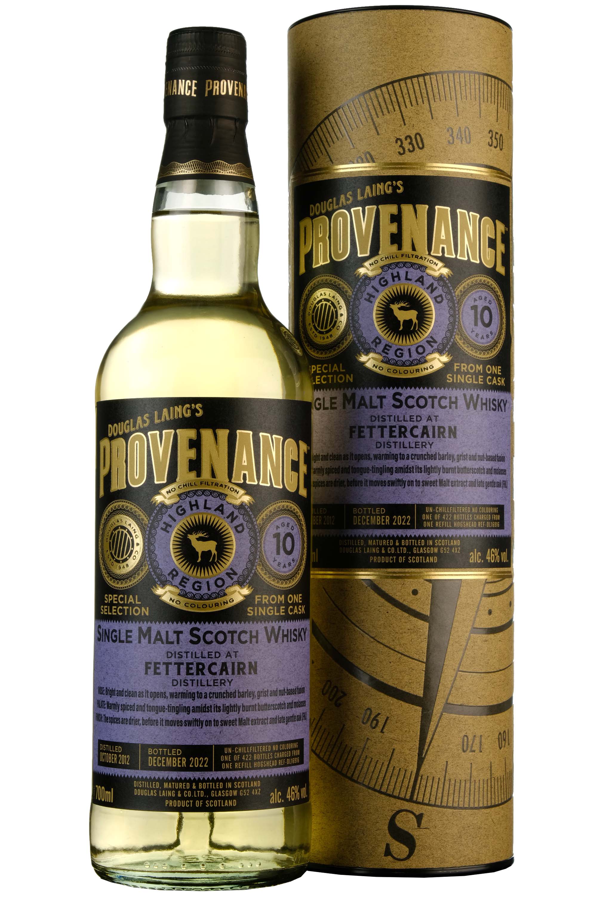 Fettercairn 2012-2022 | 10 Year Old Douglas Laing Provenance Single Cask DL16916