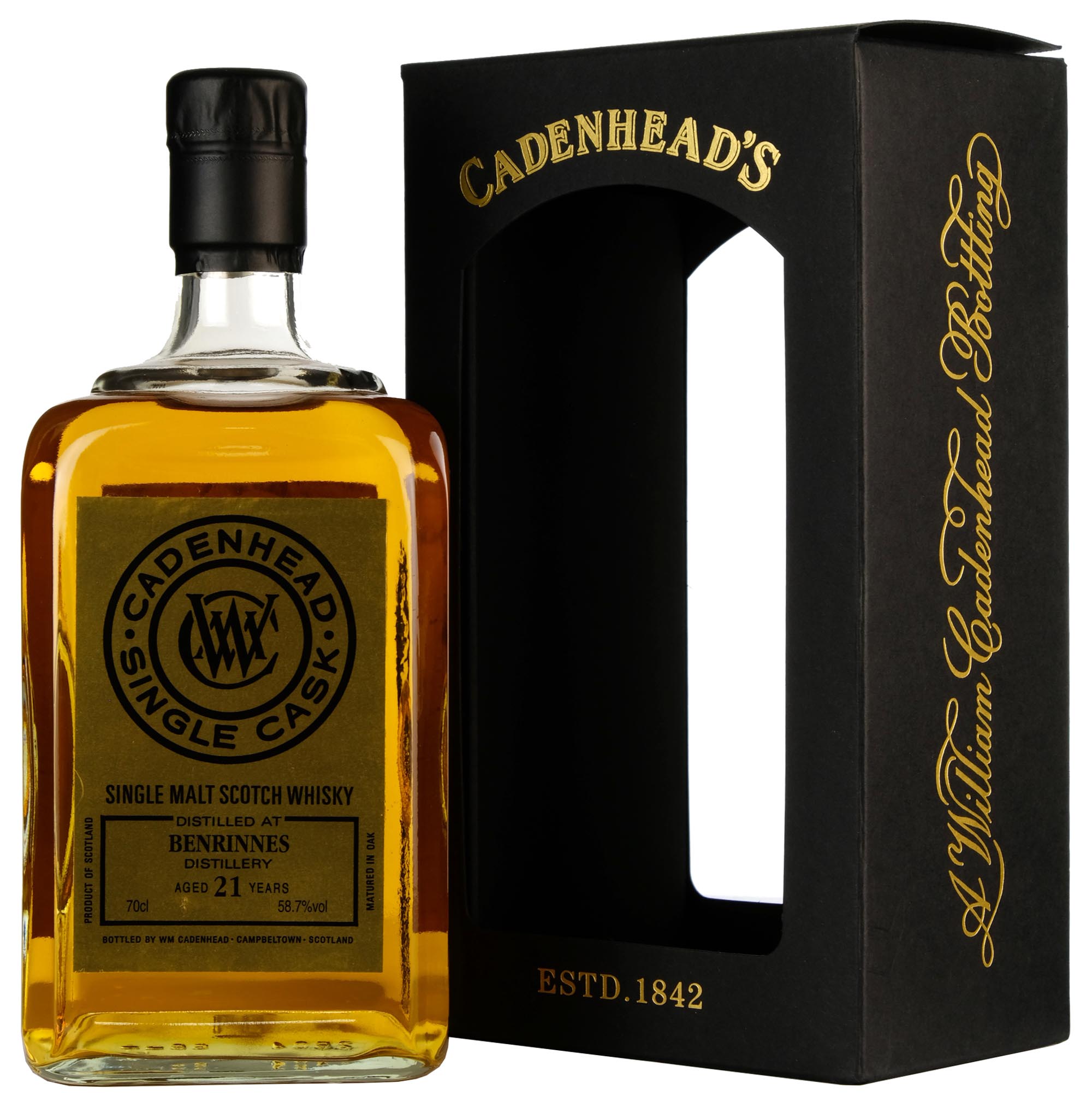 Benrinnes 1997-2019 | 21 Year Old Cadenhead's Gold Label Single Cask