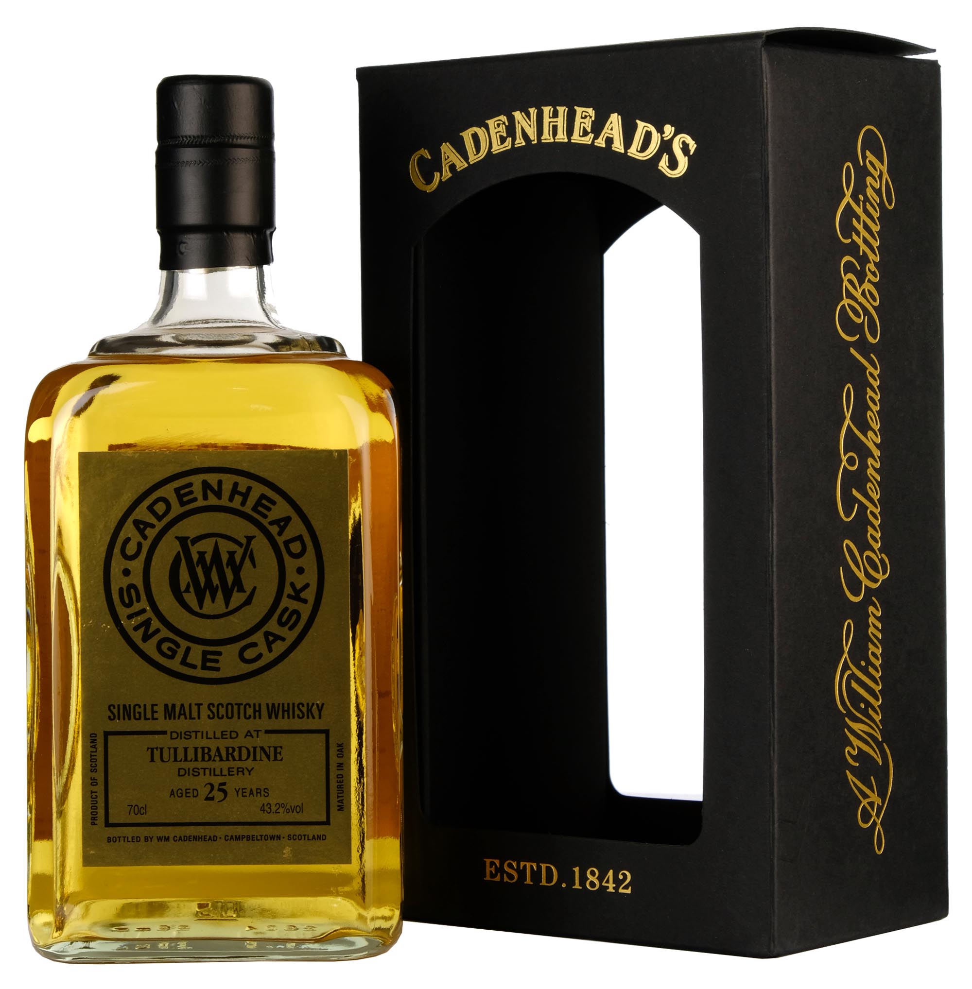 Tullibardine 1993-2018 | 25 Year Old Cadenhead's Gold Label Single Cask