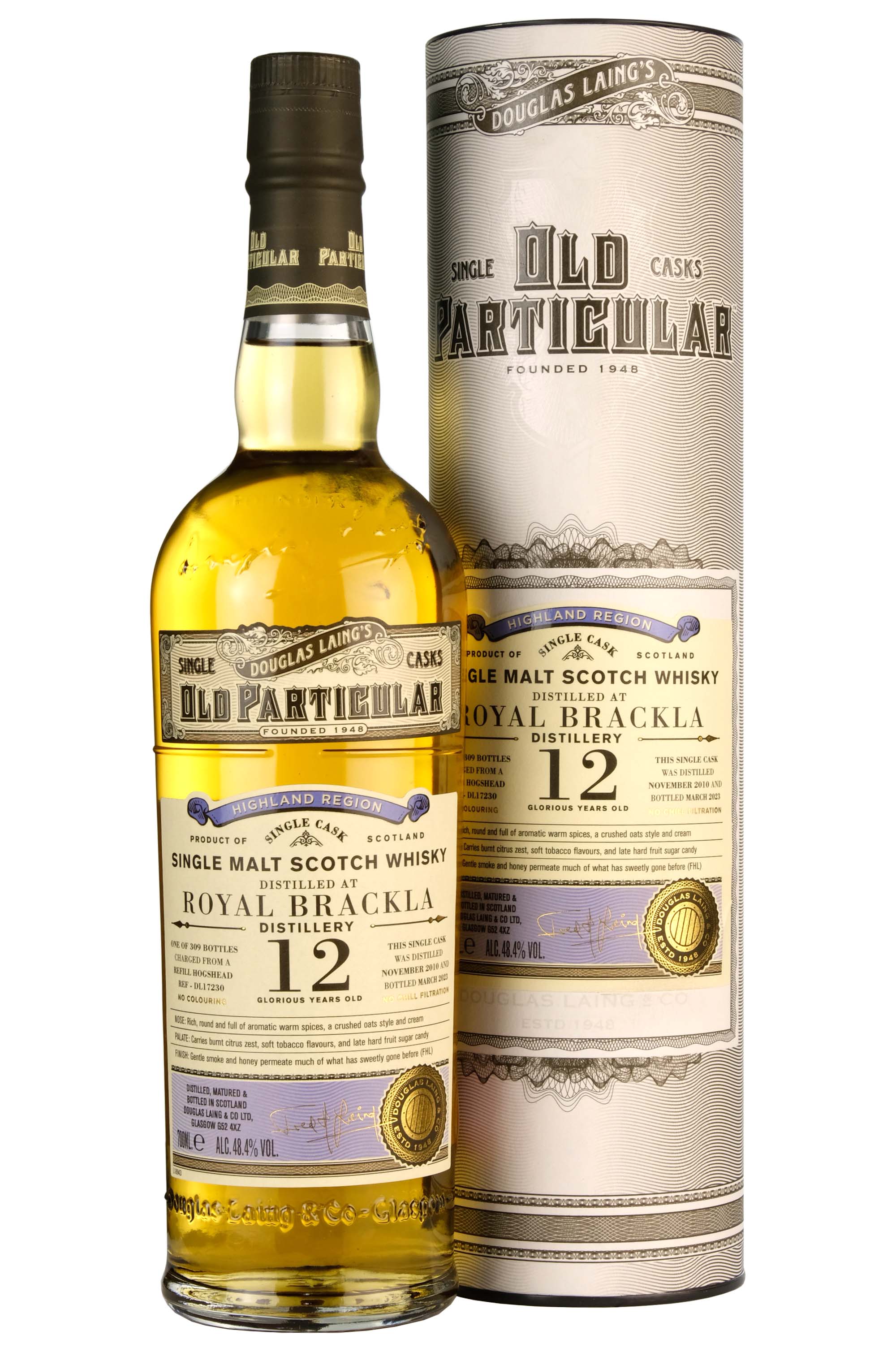 Royal Brackla 2010-2023 | 12 Year Old | Old Particular | Single Cask DL17230