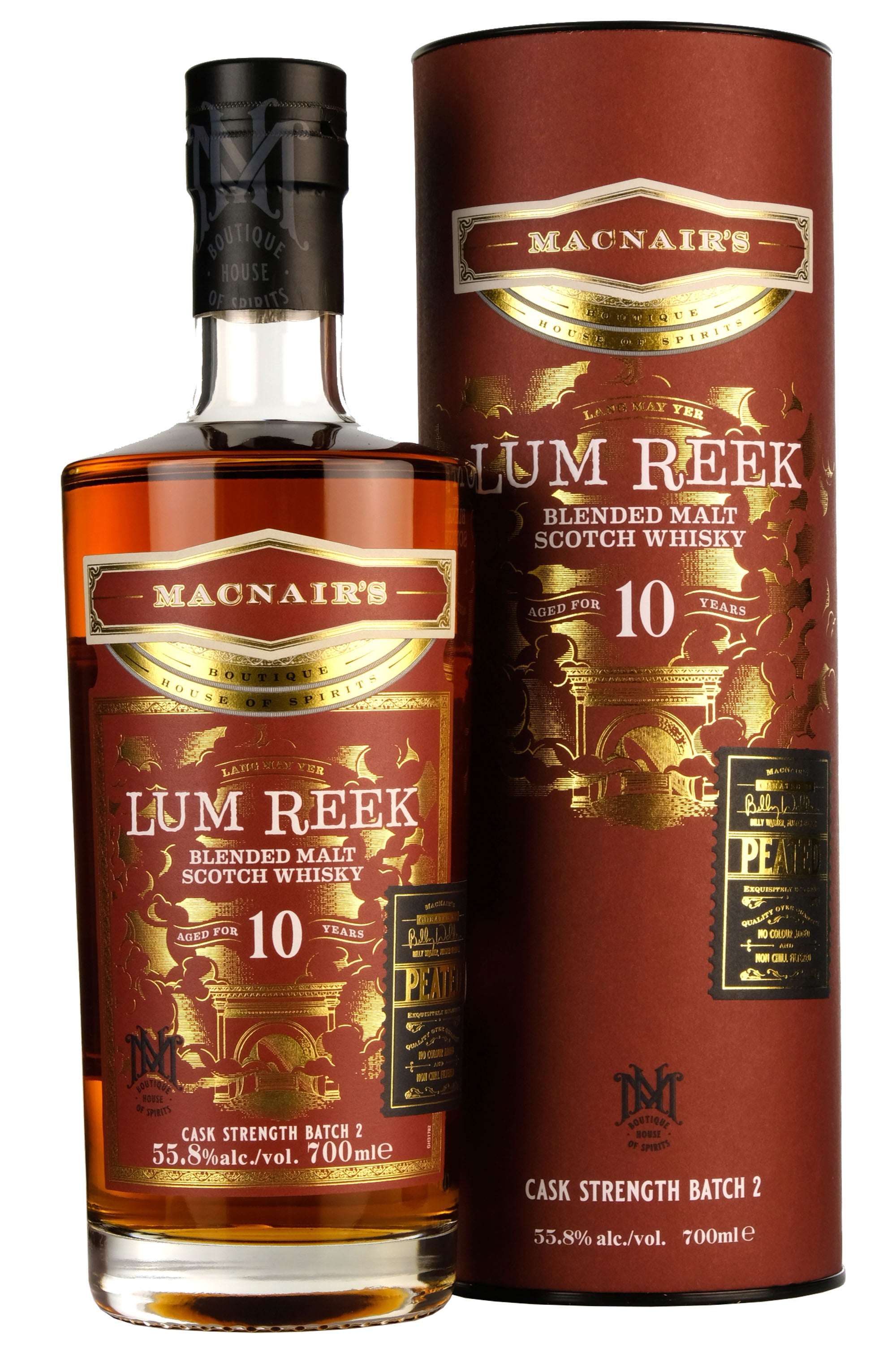 MacNair's Lum Reek 10 Year Old | Cask Strength Batch 2