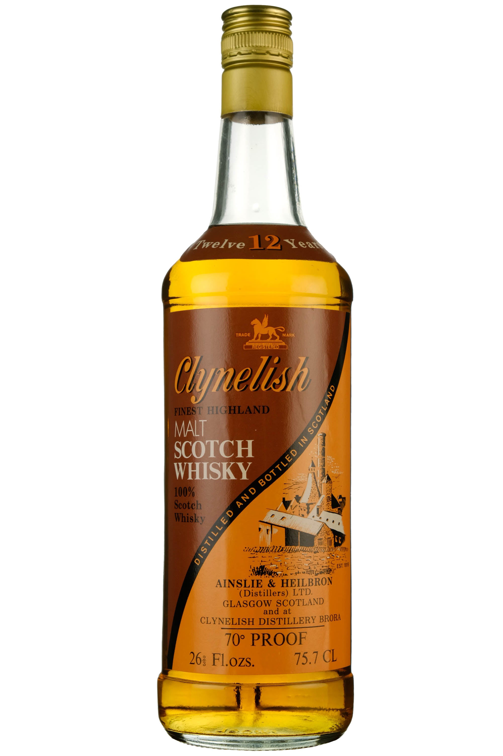 Clynelish 12 Year Old Ainslie & Heilbron Late 1970s