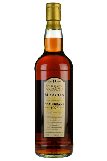 Springbank 1995-2008 | 13 Year Old Murray McDavid Mission Gold