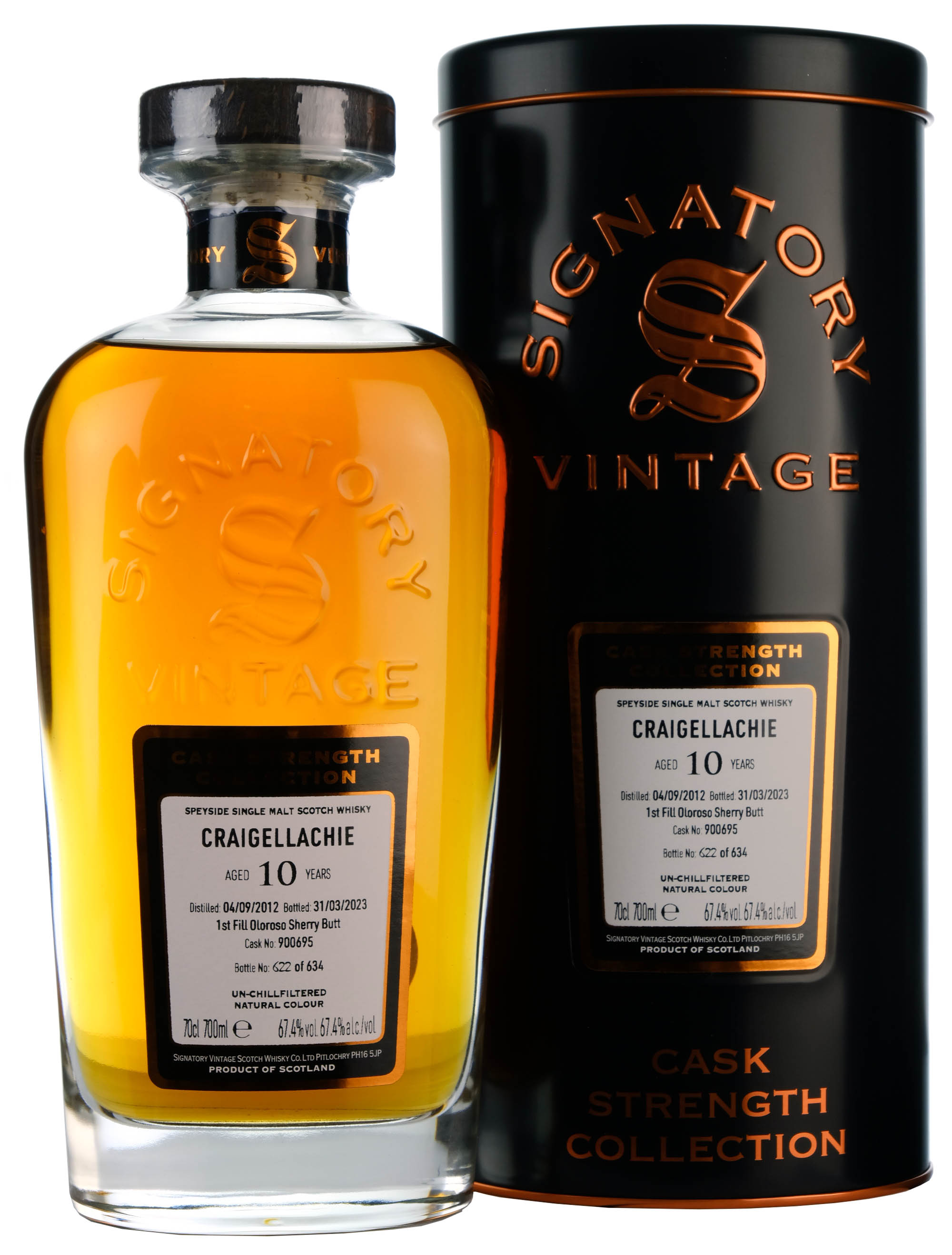 Craigellachie 2012-2023 | 10 Year Old Signatory Vintage Cask 900695