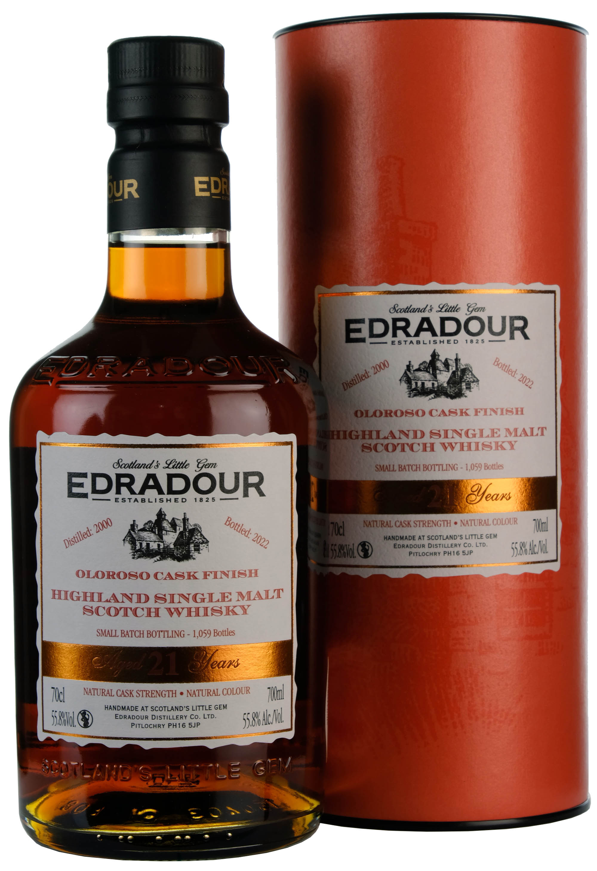 Edradour 2000 21 Year Old Oloroso Cask - Whisky-Online Shop