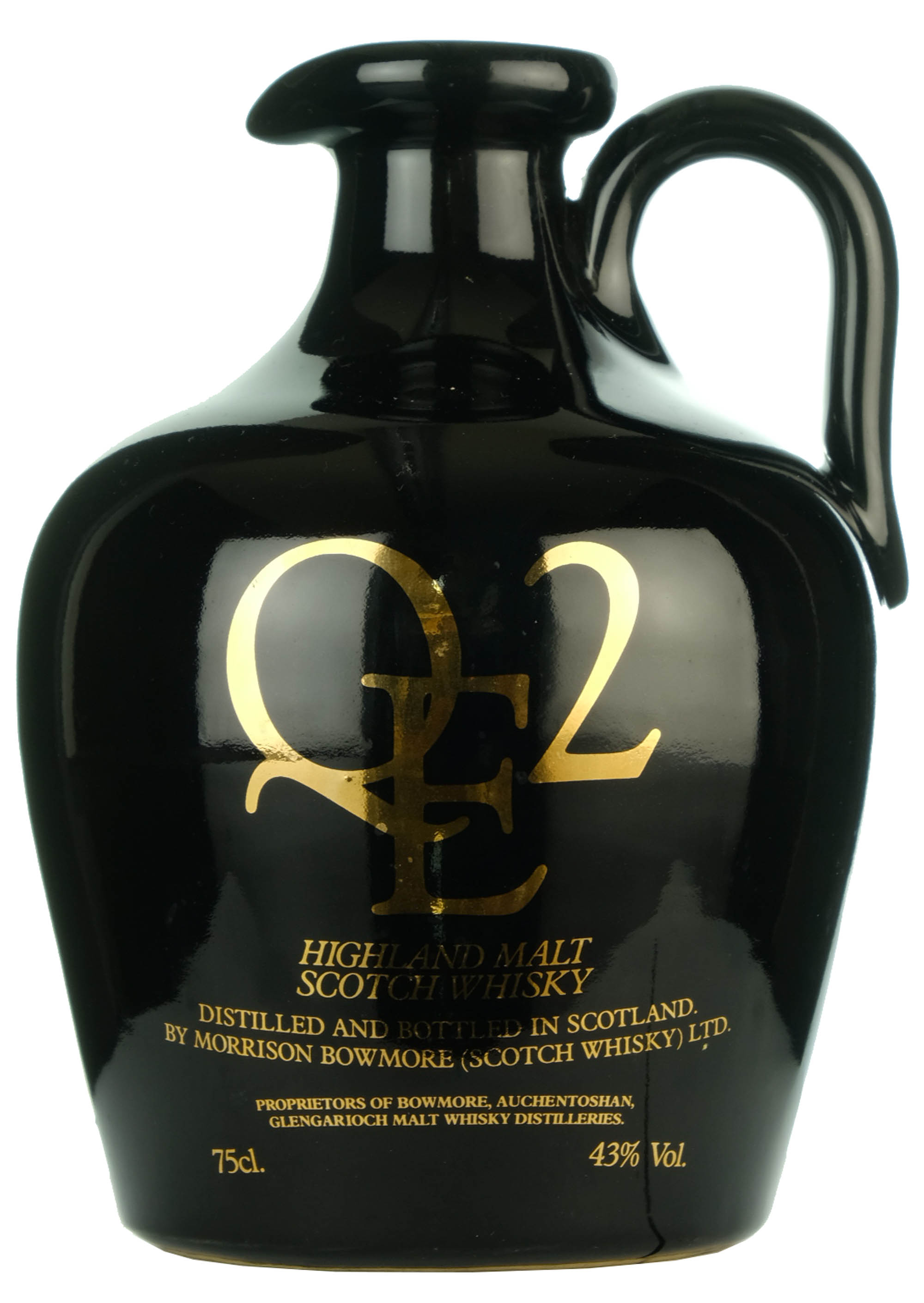 Morrison Bowmore QE2 Ceramic Decanter 1980s - Whisky-Online Shop