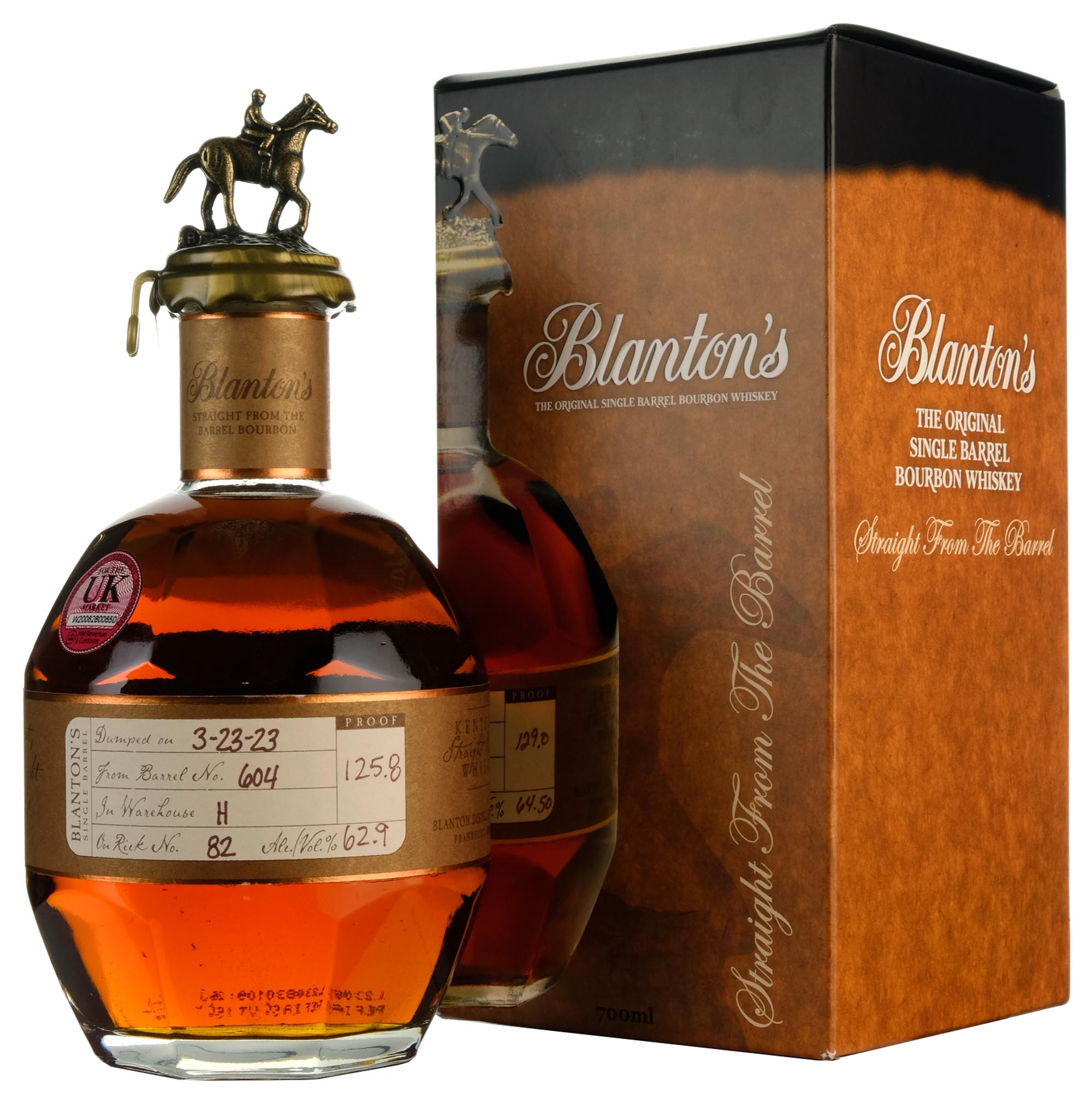 Blanton's Straight From The Barrel 604 Bottled 2023