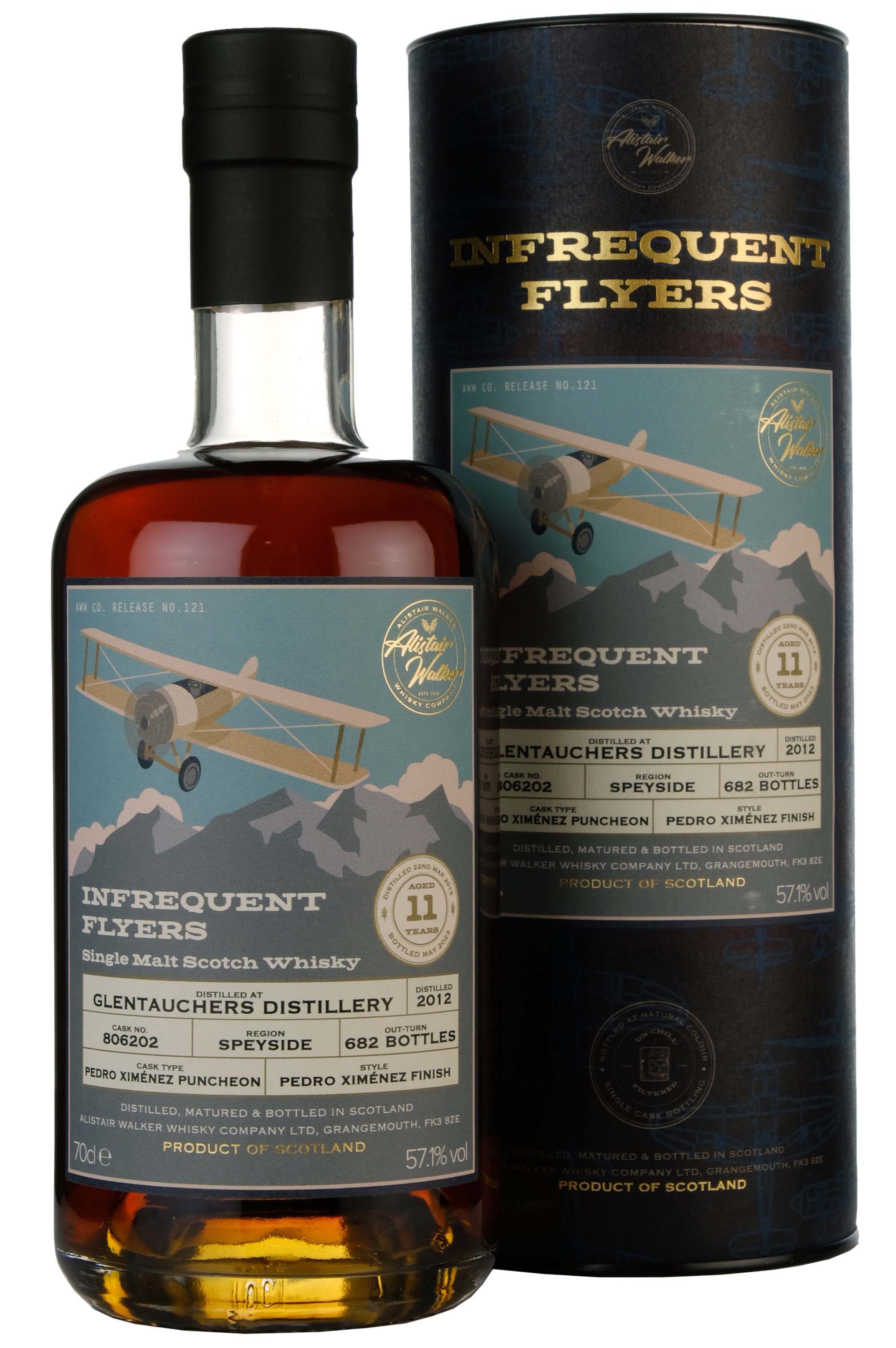 Glentauchers 2012-2023 | 11 Year Old Infrequent Flyers | Single Cask 806202