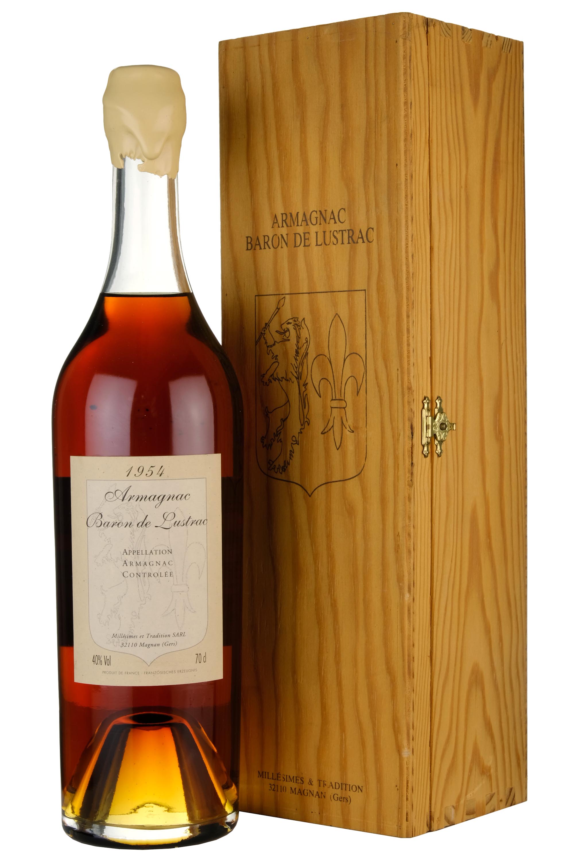 Baron De Lustrac 1954 Armagnac - Whisky-Online Shop