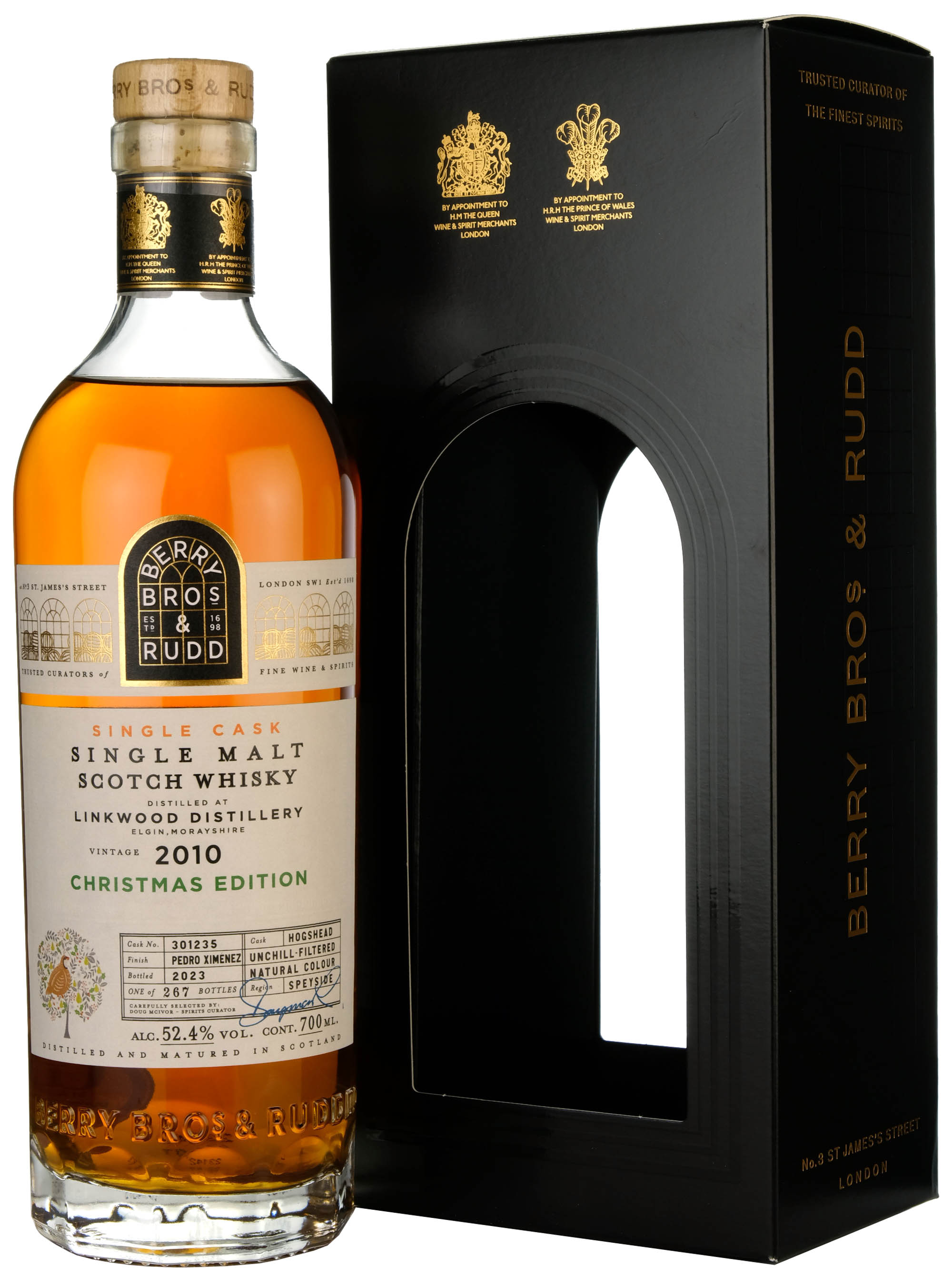 Linkwood 2010-2023 | 13 Year Old | Berry Bros & Rudd Single Cask 301235 | Christmas Edition