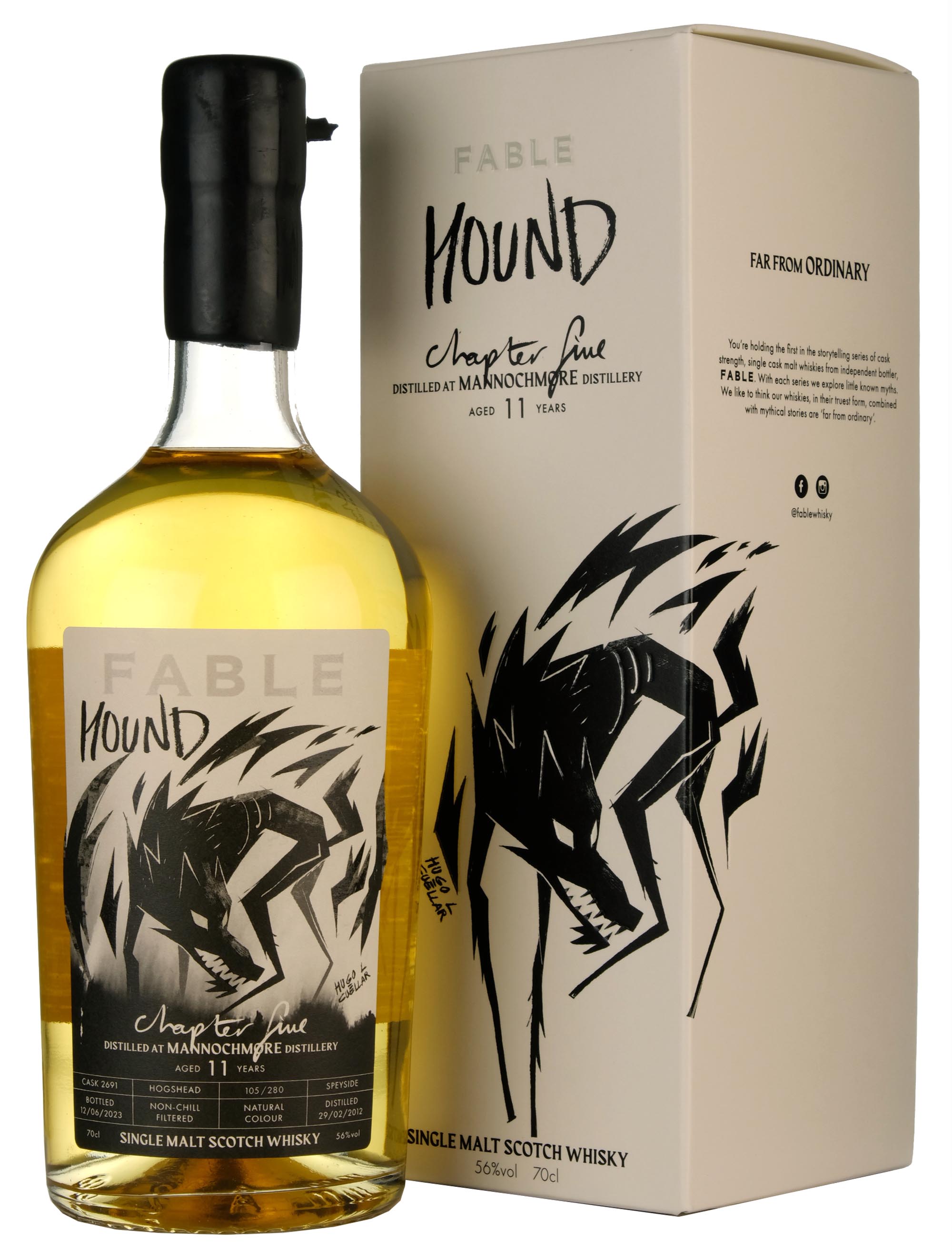 Mannochmore 2012-2023 | 11 Year Old Fable Chapter Five Hound Single Cask 2691