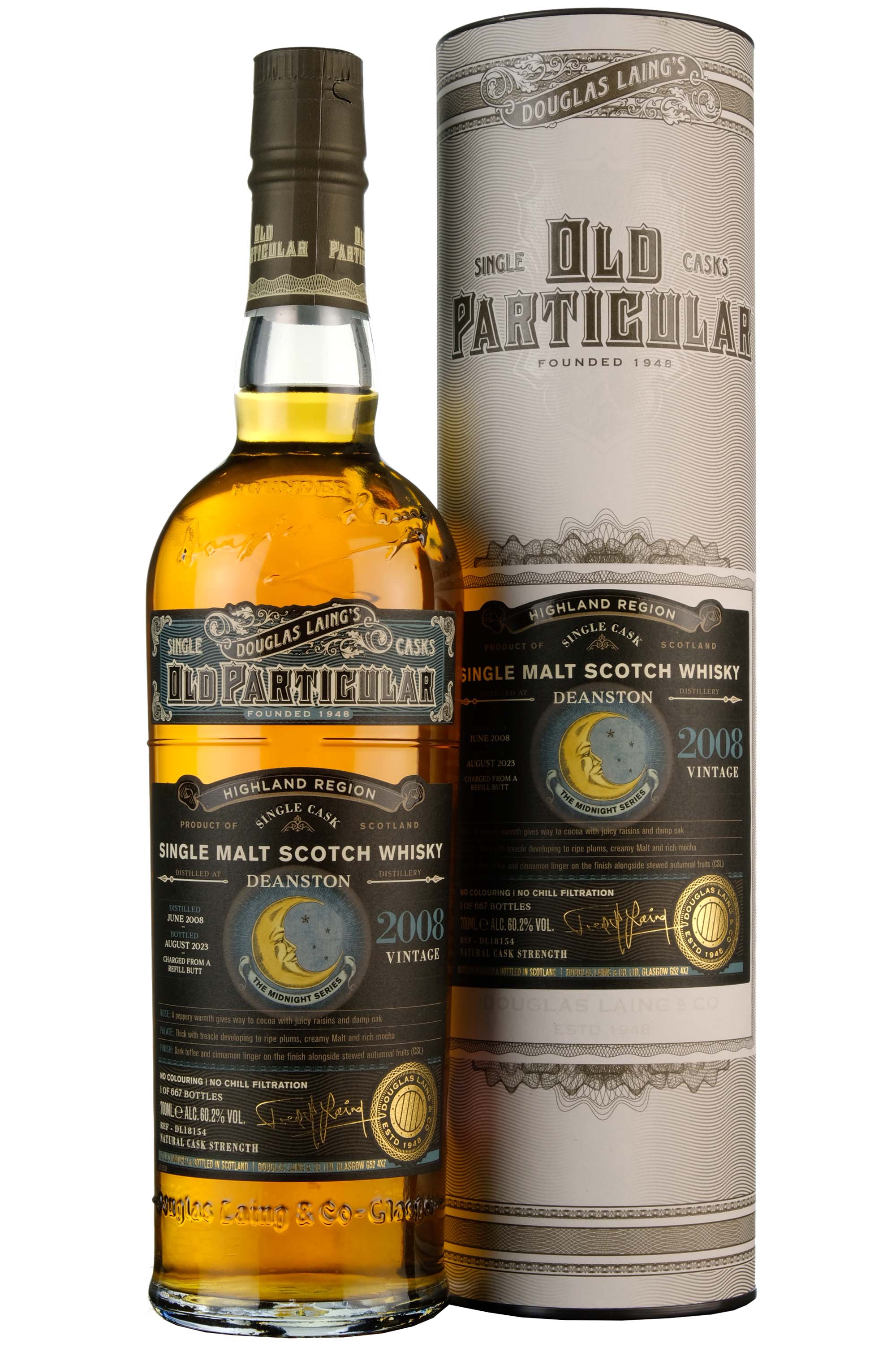 Deanston 2008-2023 | 15 Year Old Douglas Laing Old Particular Single Cask DL18154