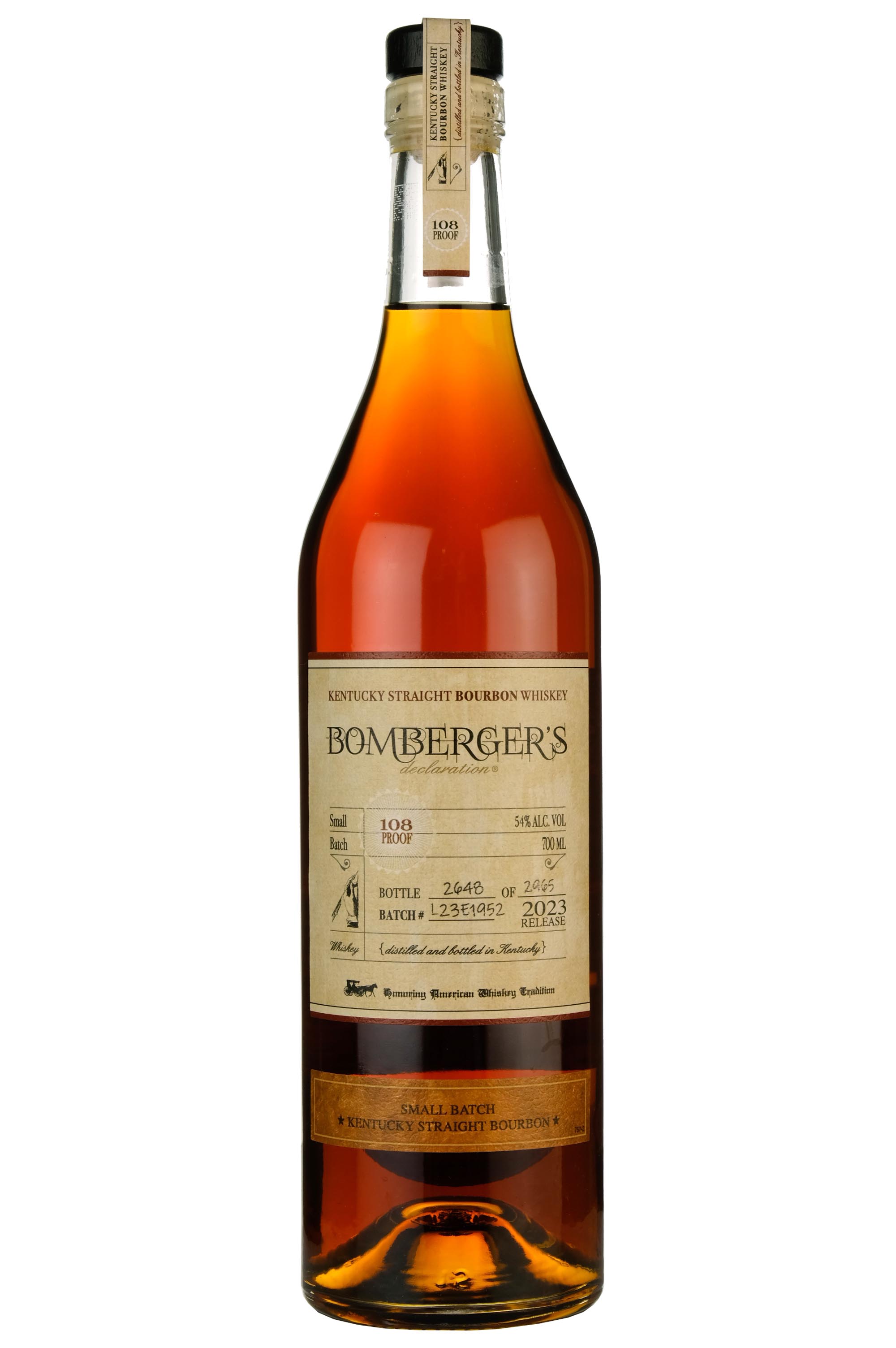 Michter's Bomberger's Declaration Bottled 2023