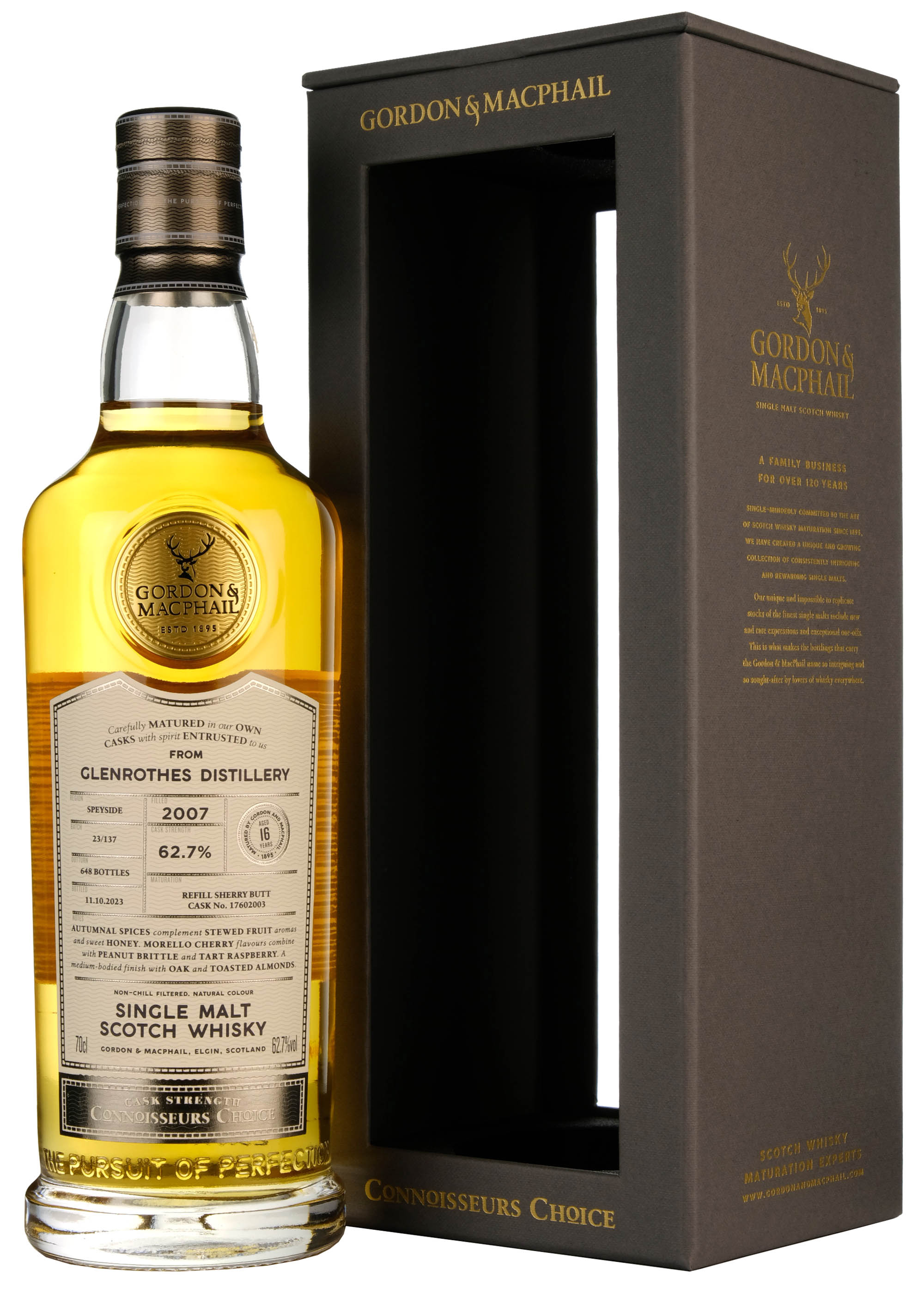 Glenrothes 2007-2023 | 16 Year Old Gordon & MacPhail Connoisseurs Choice Single Cask 17602003