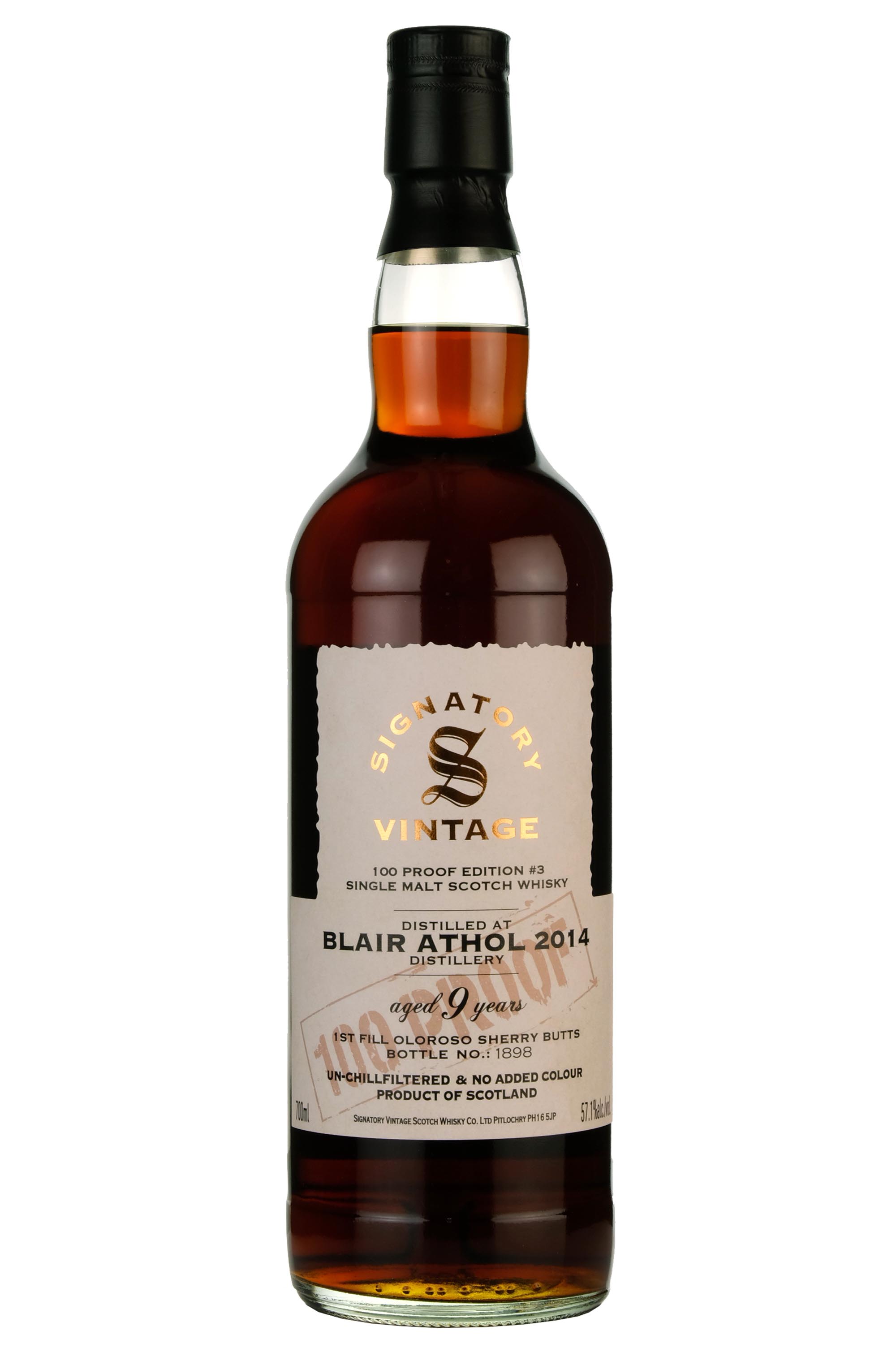 Blair Athol 2014-2023 | 9 Year Old Signatory Vintage | 100 Proof Edition 3