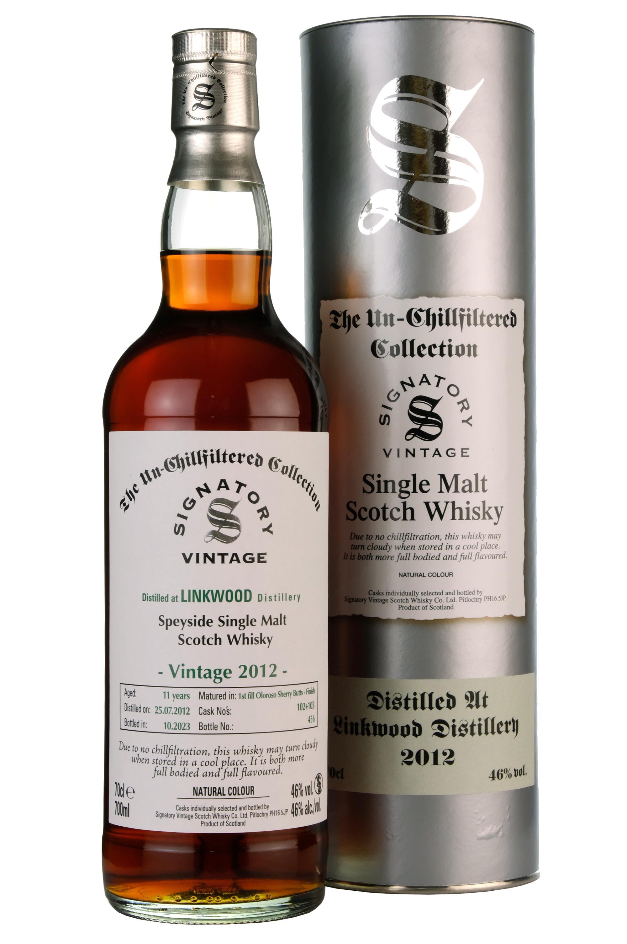 Linkwood 2012 11 Year Old Signatory Vintage Casks 102 + 103