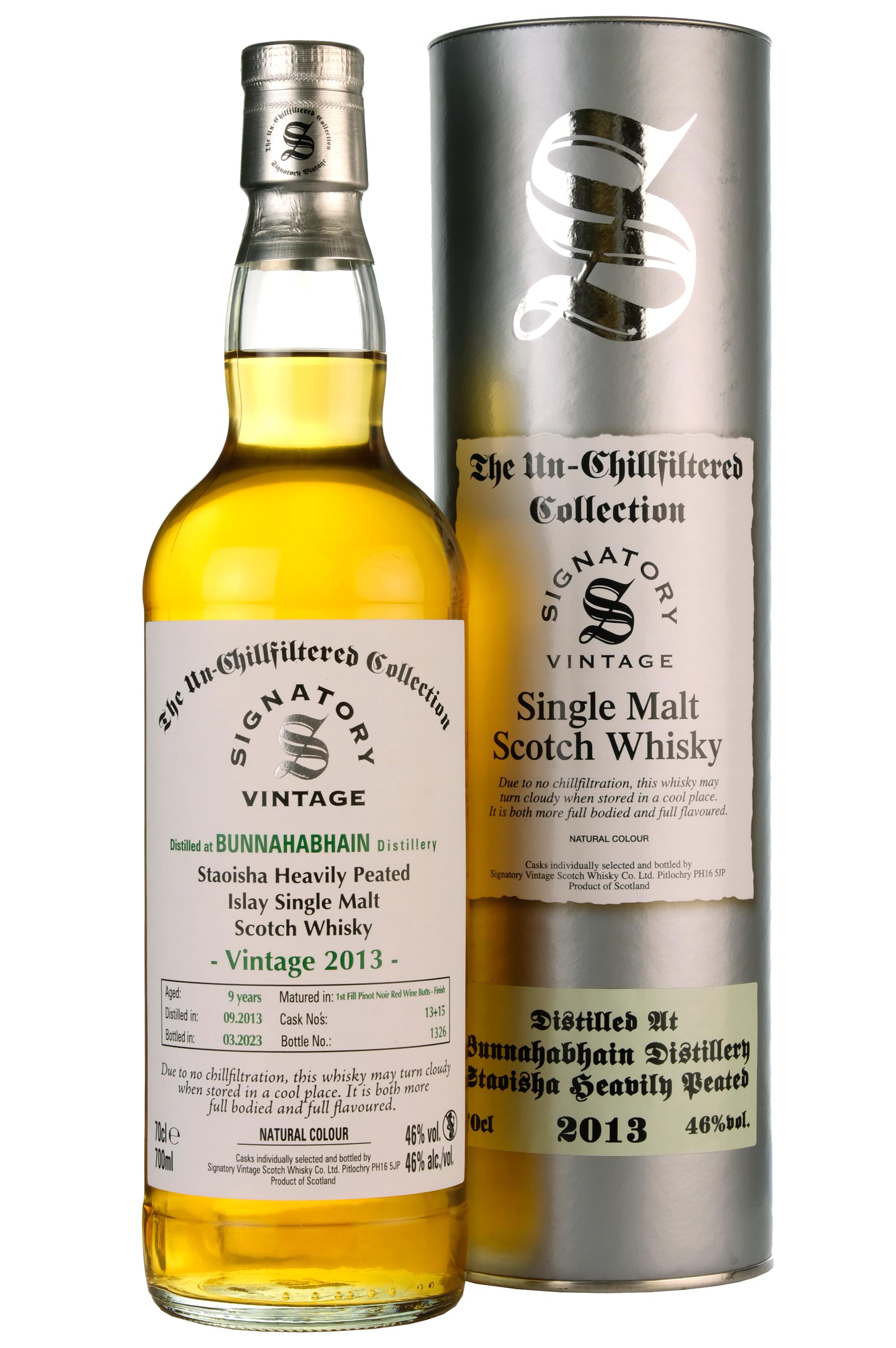 Staoisha (Bunnahabhain) 2013-2023 | 9 Year Old Signatory Vintage Casks 13 + 15