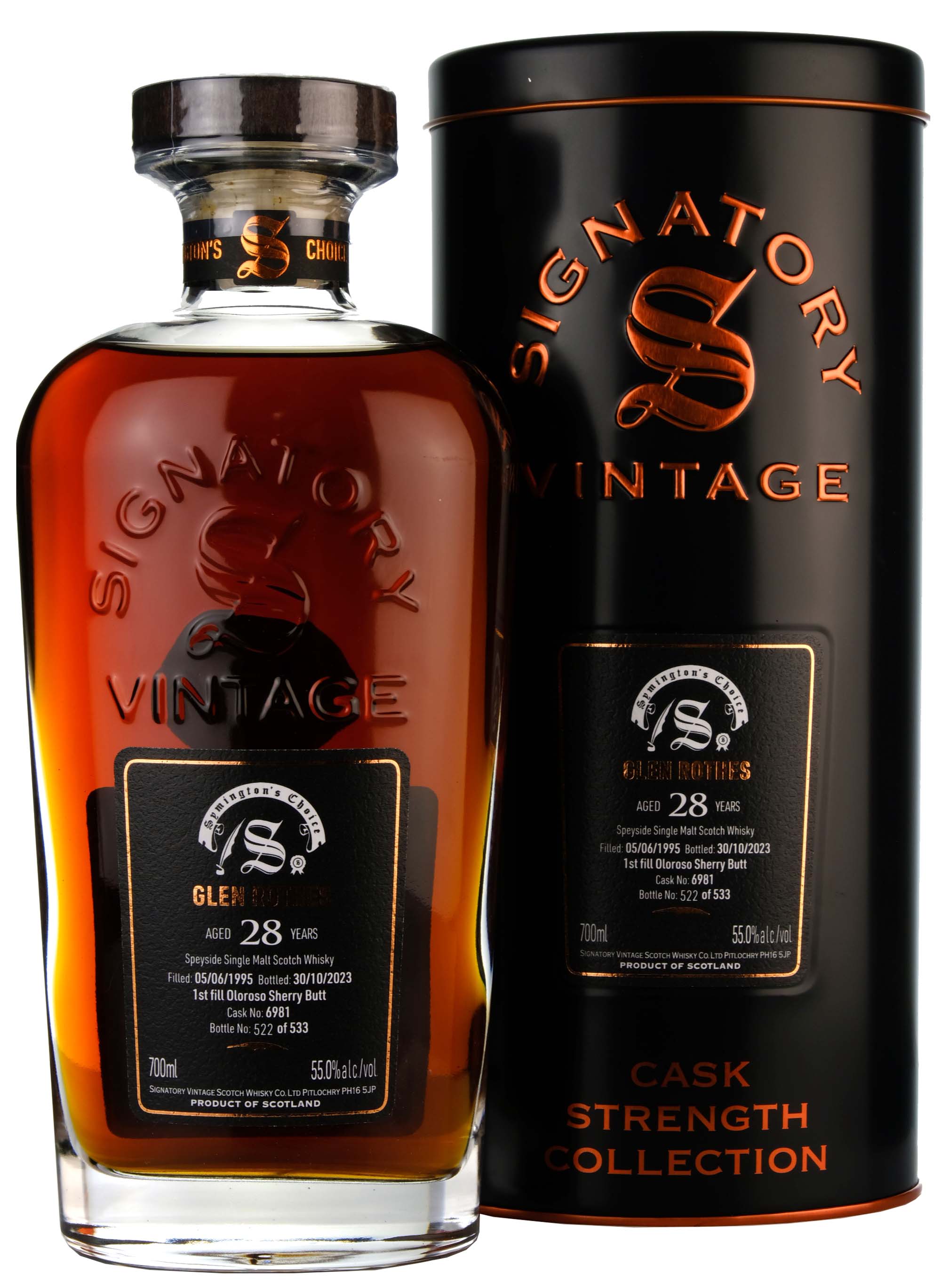 Glenrothes 1995-2023 | 28 Year Old Signatory Symington's Choice Single Cask 6981