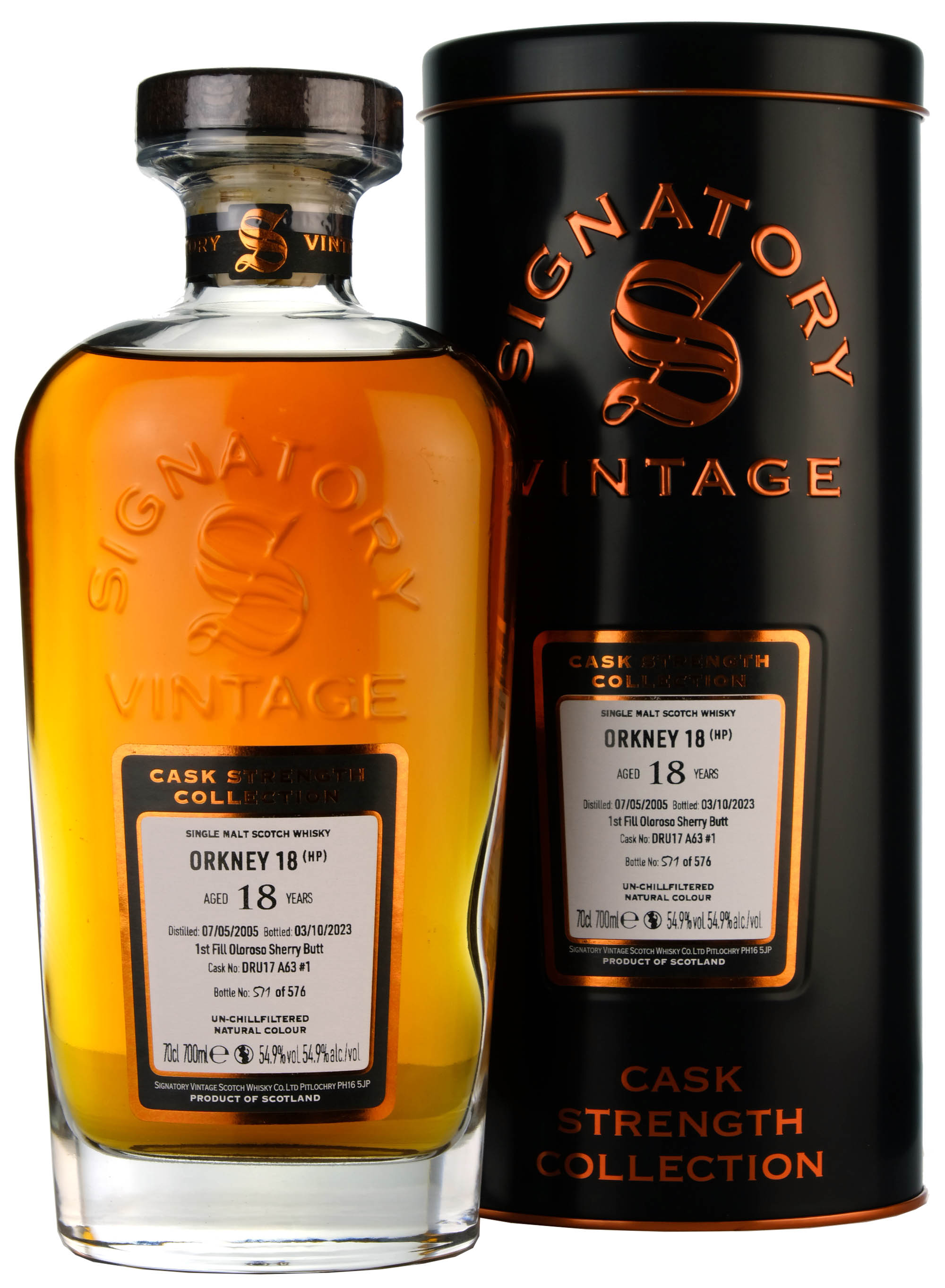 Orkney (HP) 2005-2023 | 18 Year Old Signatory Vintage Cask Strength Collection Single Cask #1