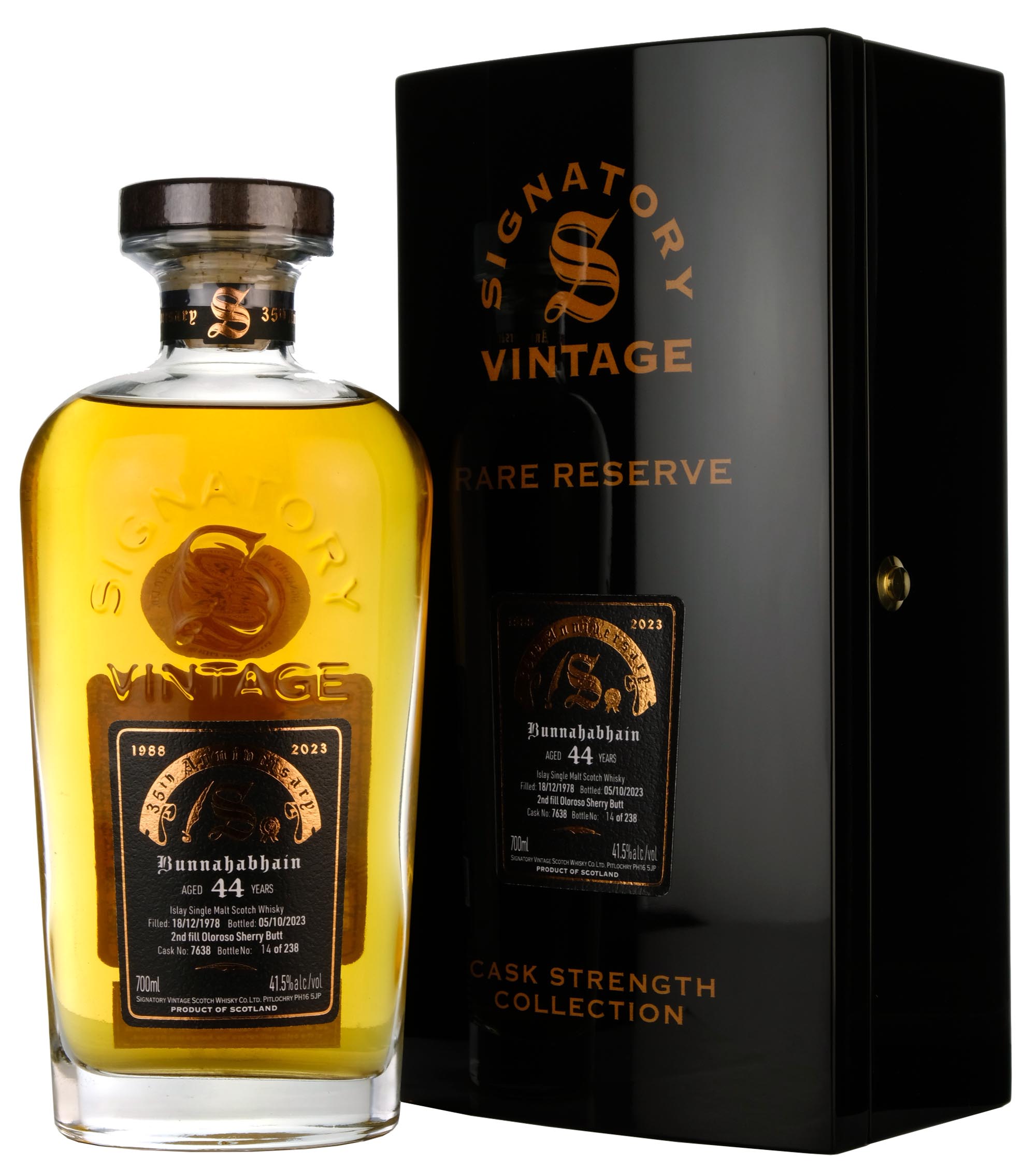 Bunnahabhain 1978-2023 | 44 Year Old Signatory Vintage 35th Anniversary Single Cask 7638
