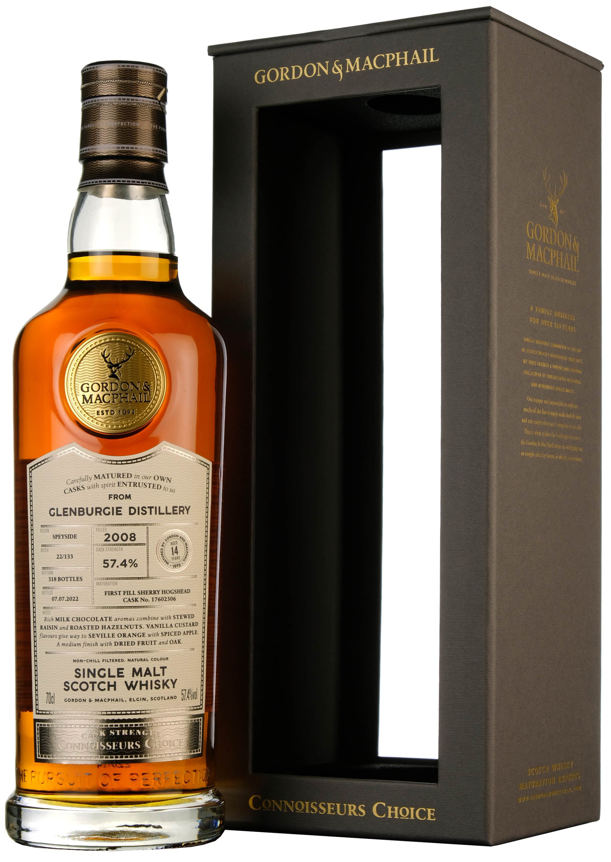 Glenburgie 2008-2022 | 14 Year Old Gordon & MacPhail Connoisseurs Choice Single Cask 17602306