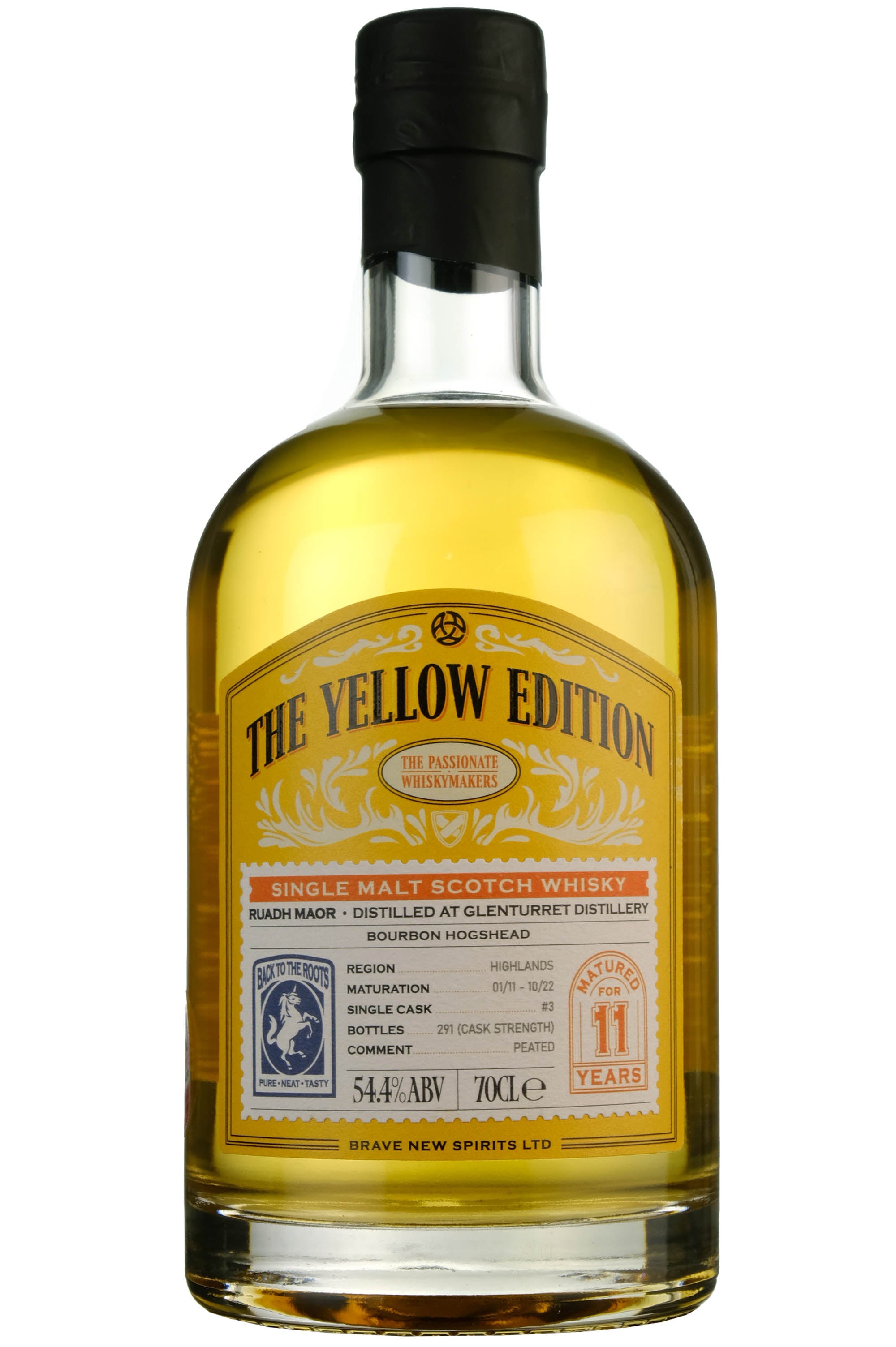 Ruadh Maor (Glenturret) 2011-2022 | 11 Year Old Brave New Spirits The Yellow Edition Single Cask 3