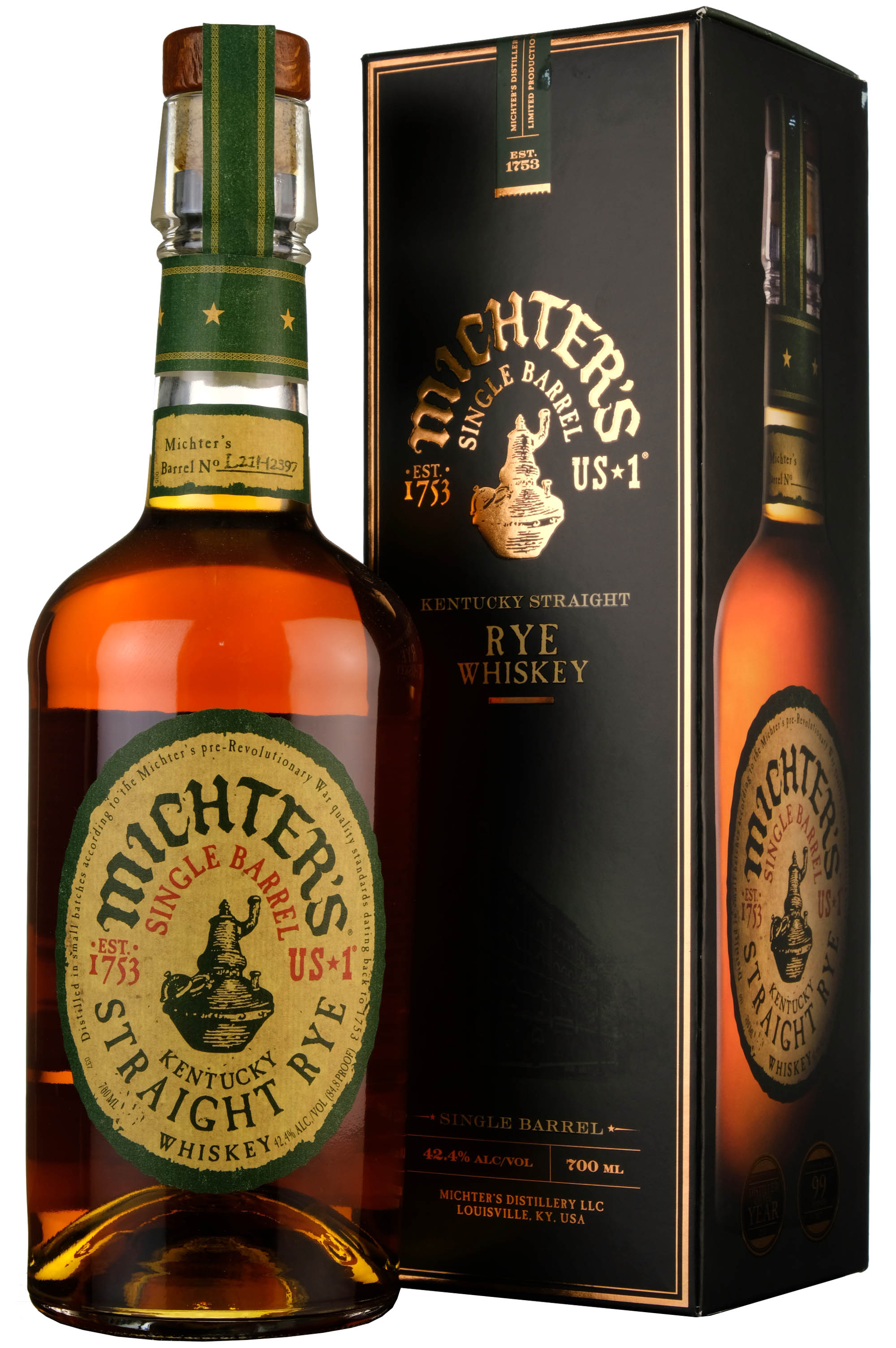 Michter's US*1 Rye Single Barrel Bottled 2021