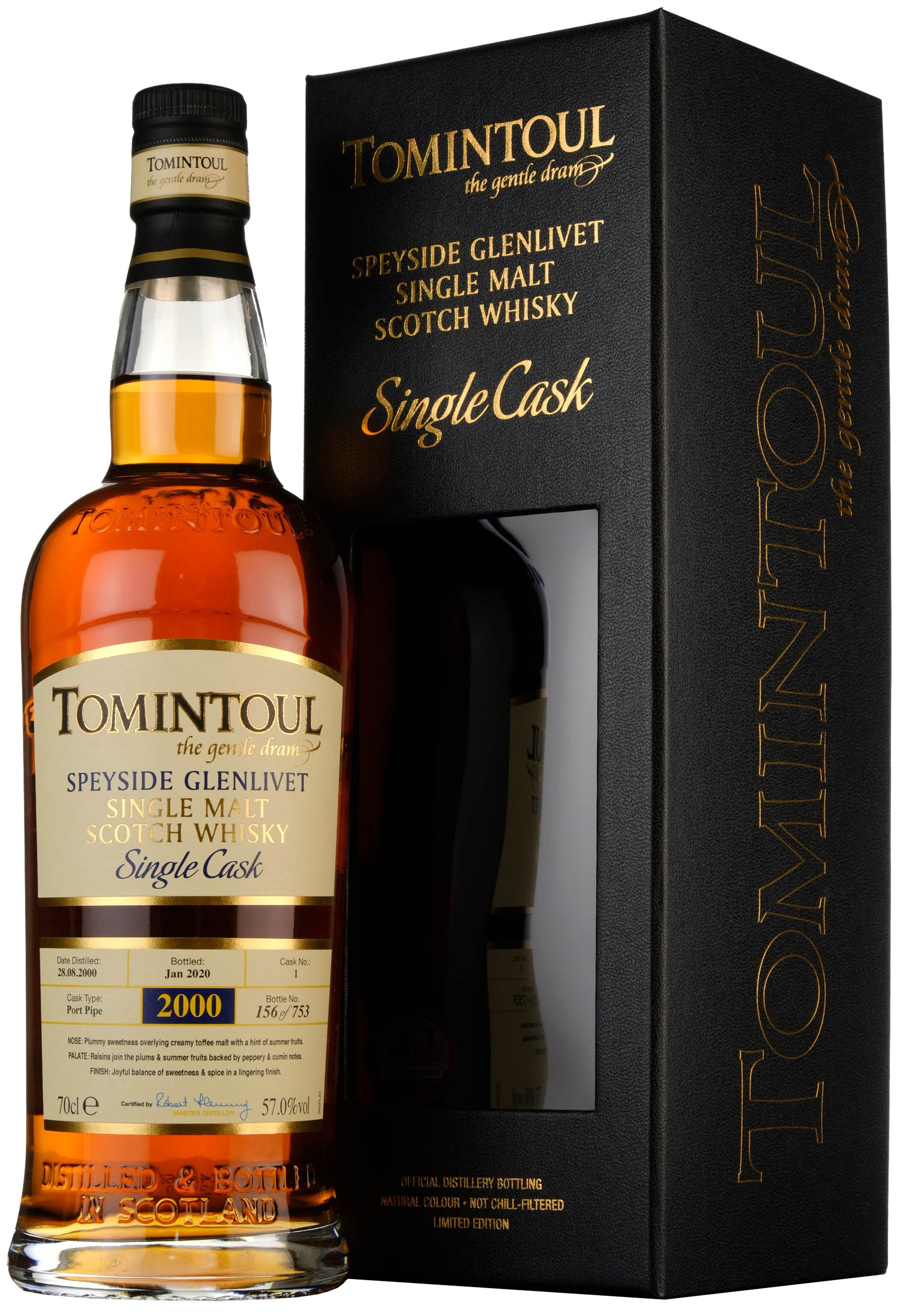 Tomintoul 2000-2020 | 19 Year Old Single Cask 1 - Whisky-Online Shop