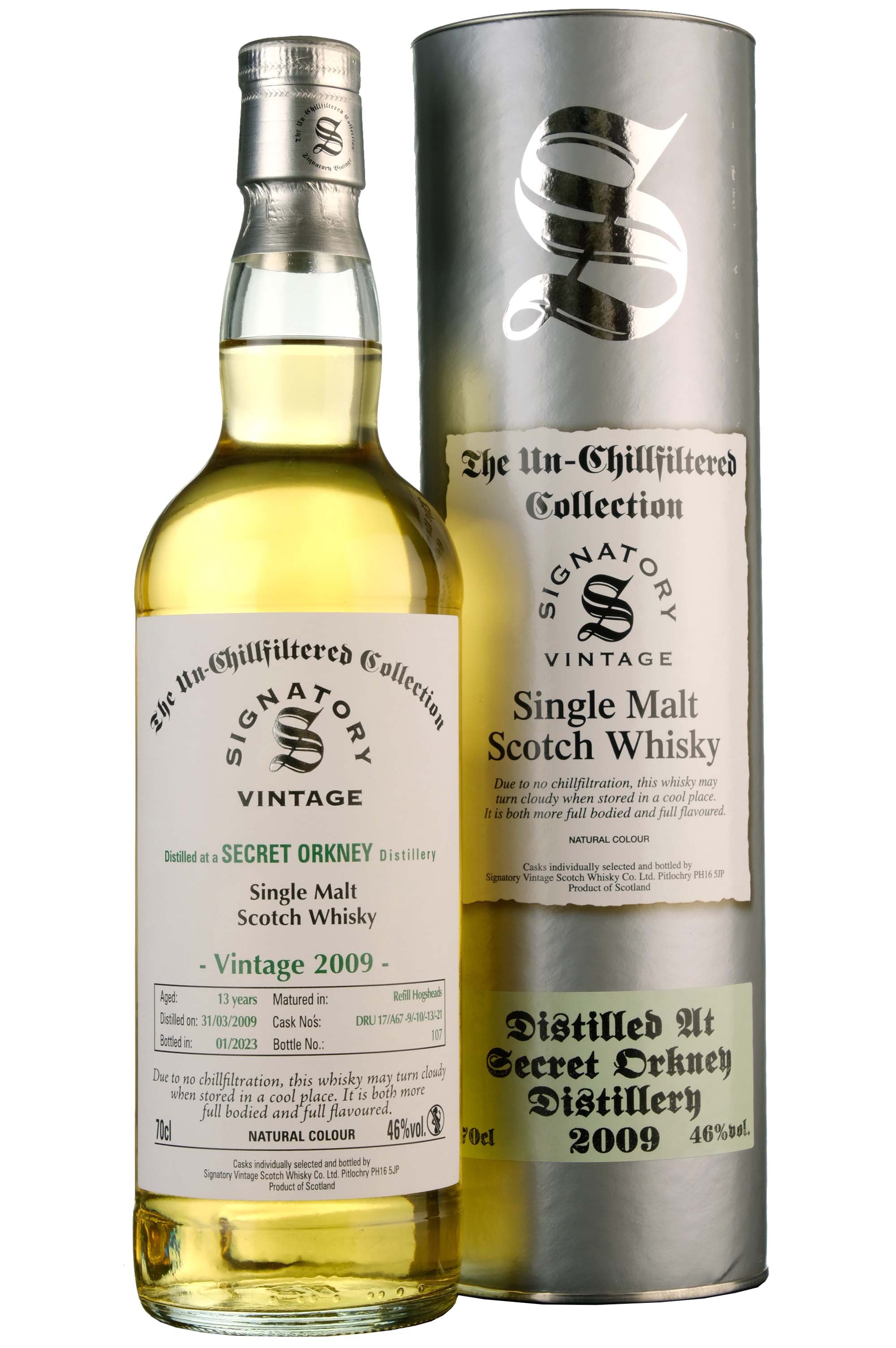 Secret Orkney 2009-2023 | 13 Year Old Signatory Vintage Un-Chillfiltered Collection Small Batch