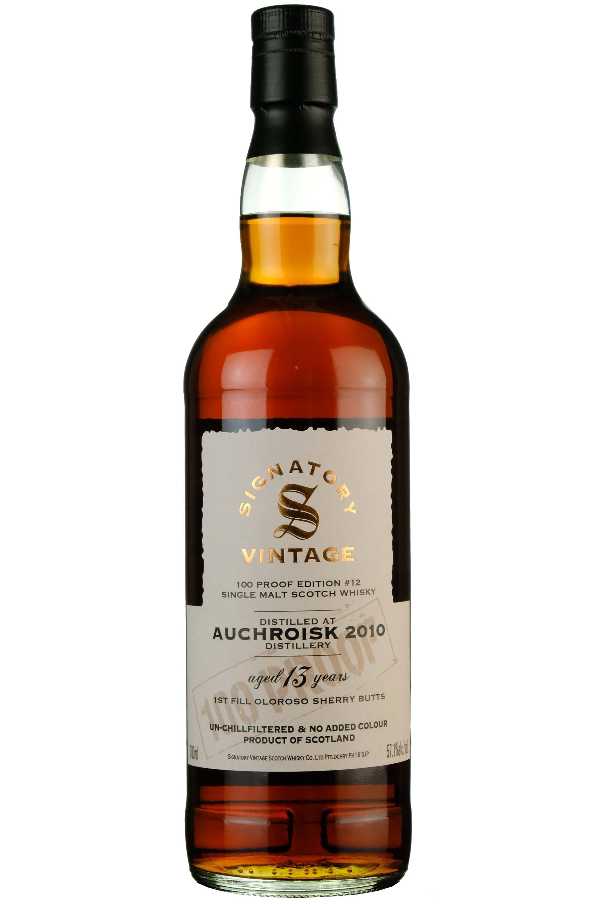 Auchroisk 2010-2024 | 13 Year Old Signatory Vintage 100 Proof Edition 12