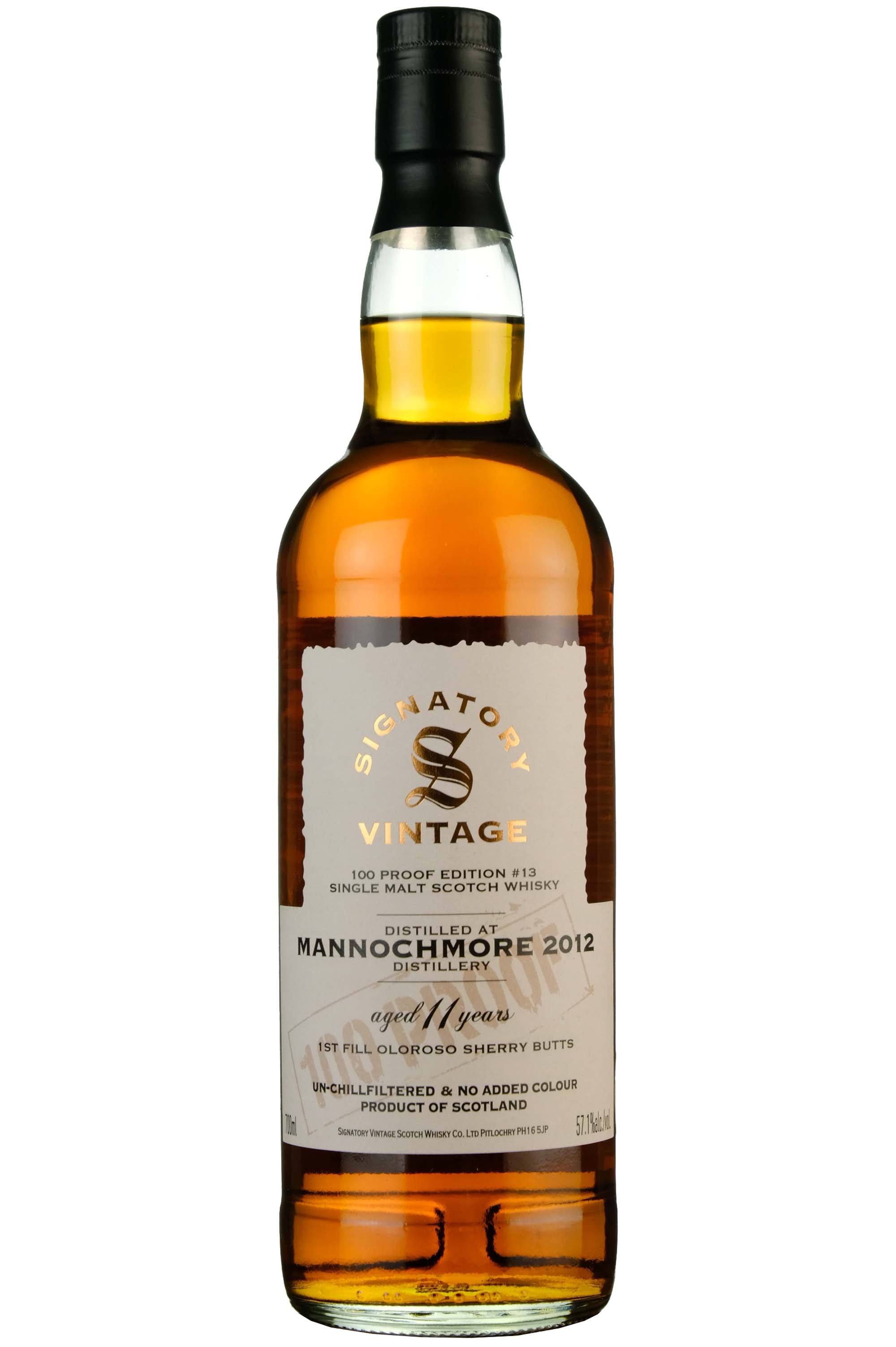 Mannochmore 2012-2024 | 11 Year Old Signatory Vintage 100 Proof Edition 13