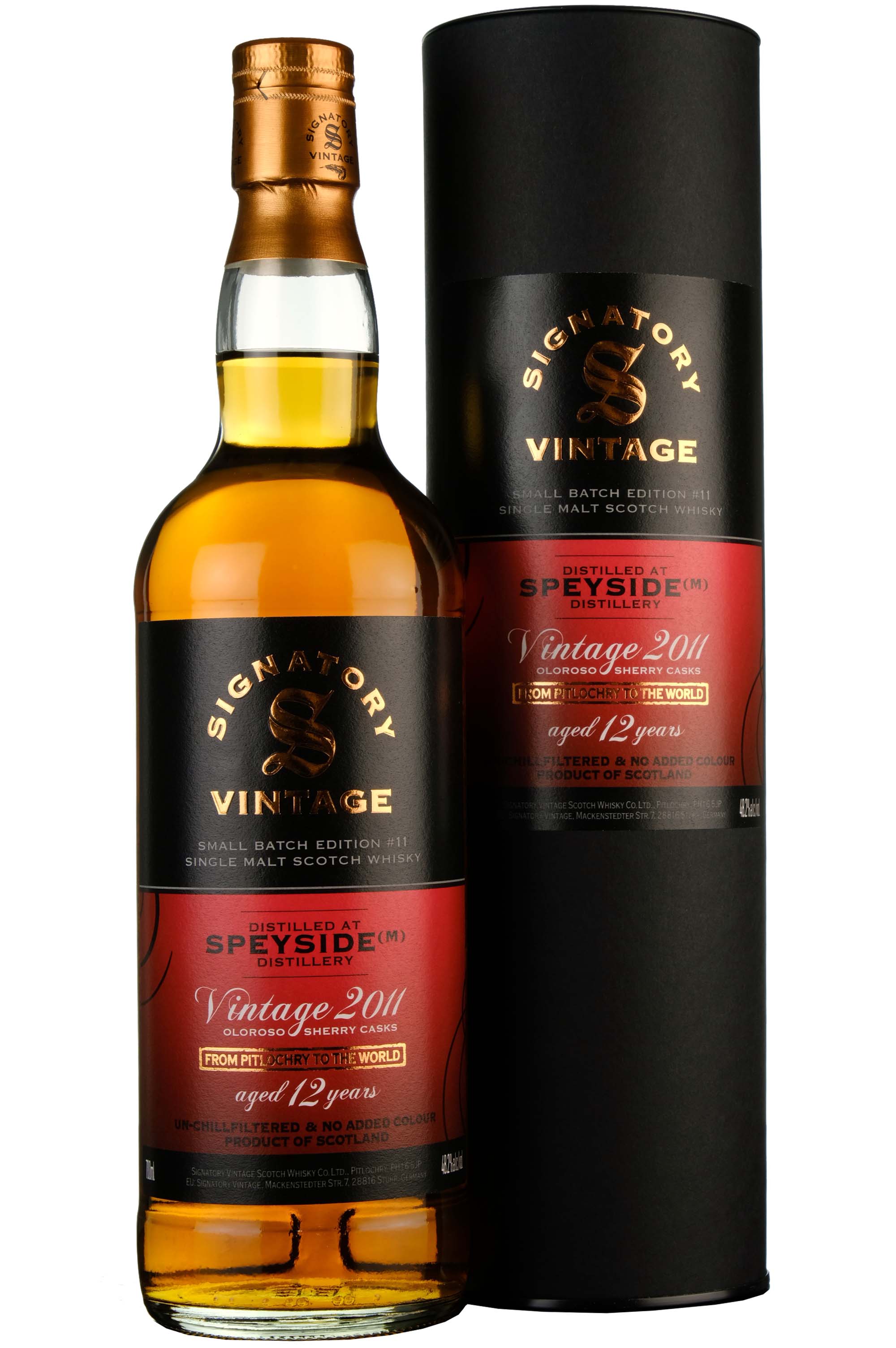 Speyside (M) 2011 - 12 Year Old Signatory Vintage Small Batch