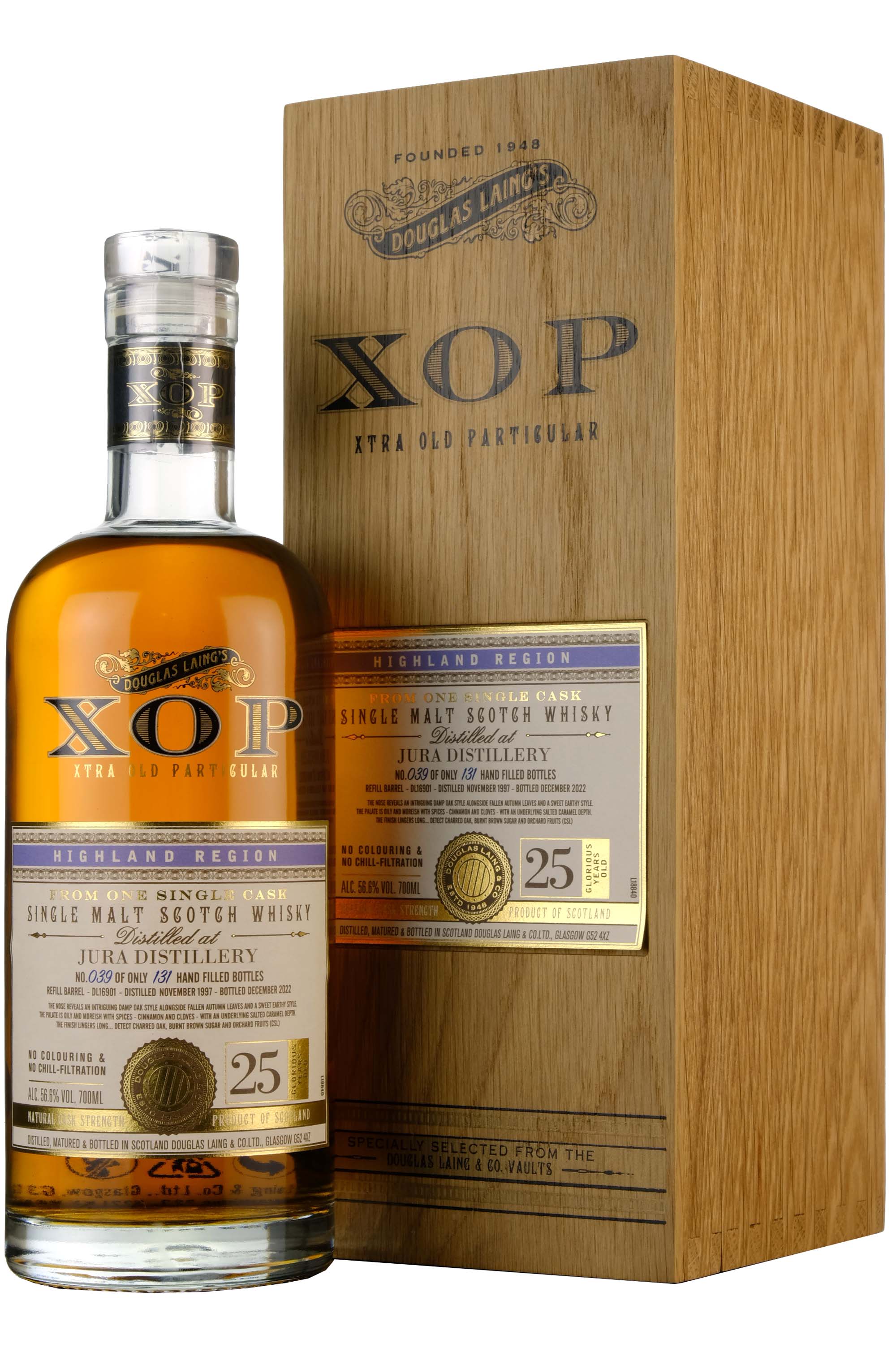 Jura 1997 - 25 Year Old Douglas Laing XOP Single Cask DL16901
