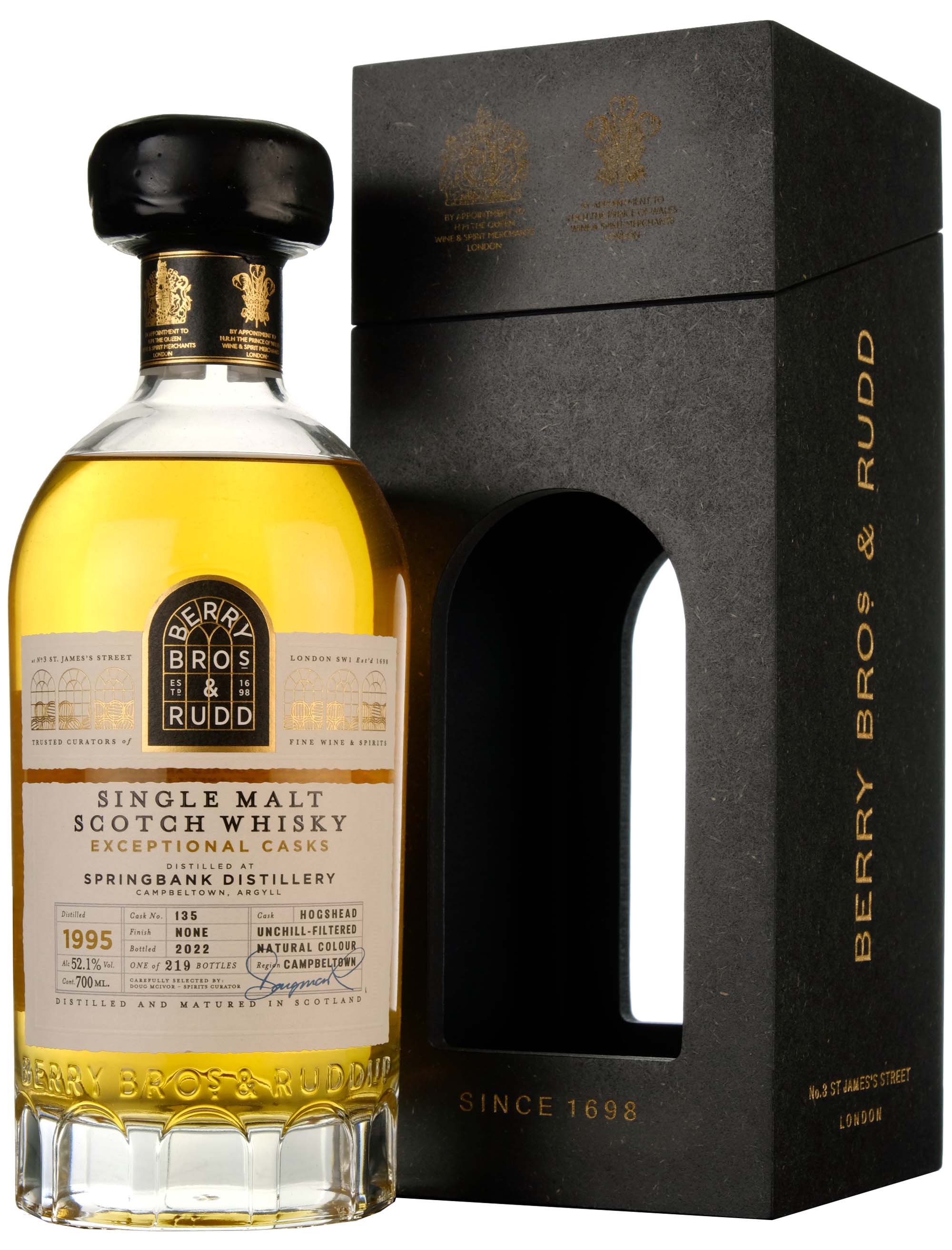 Springbank 1995-2022 | 26 Year Old Berry Bros & Rudd Exceptional Casks Single Cask 135