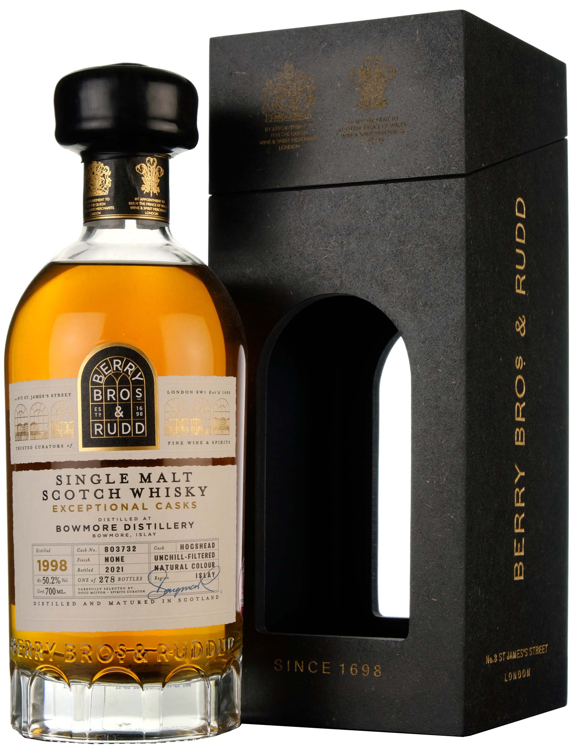 Bowmore 1998-2021 | 23 Year Old Berry Bros & Rudd Exceptional Casks Single Cask 803732