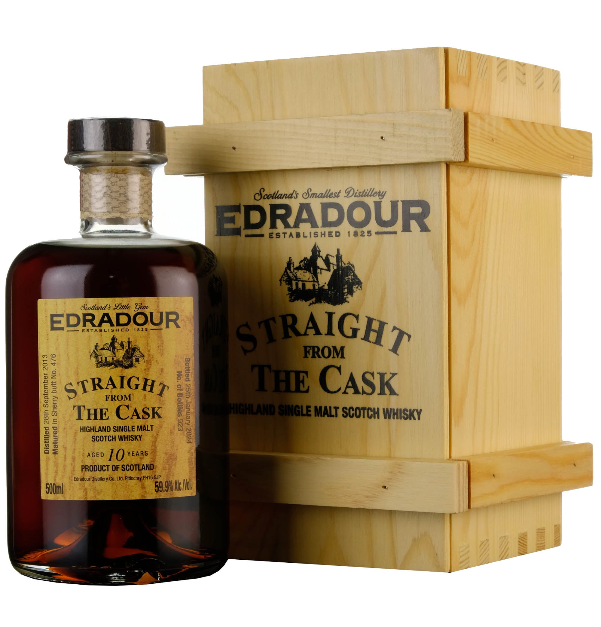 【未開栓】EDRADOUR STRAIGHT FROM THE CASK Edradour - Straight From The Cask - Single Cask #443 2004 10
