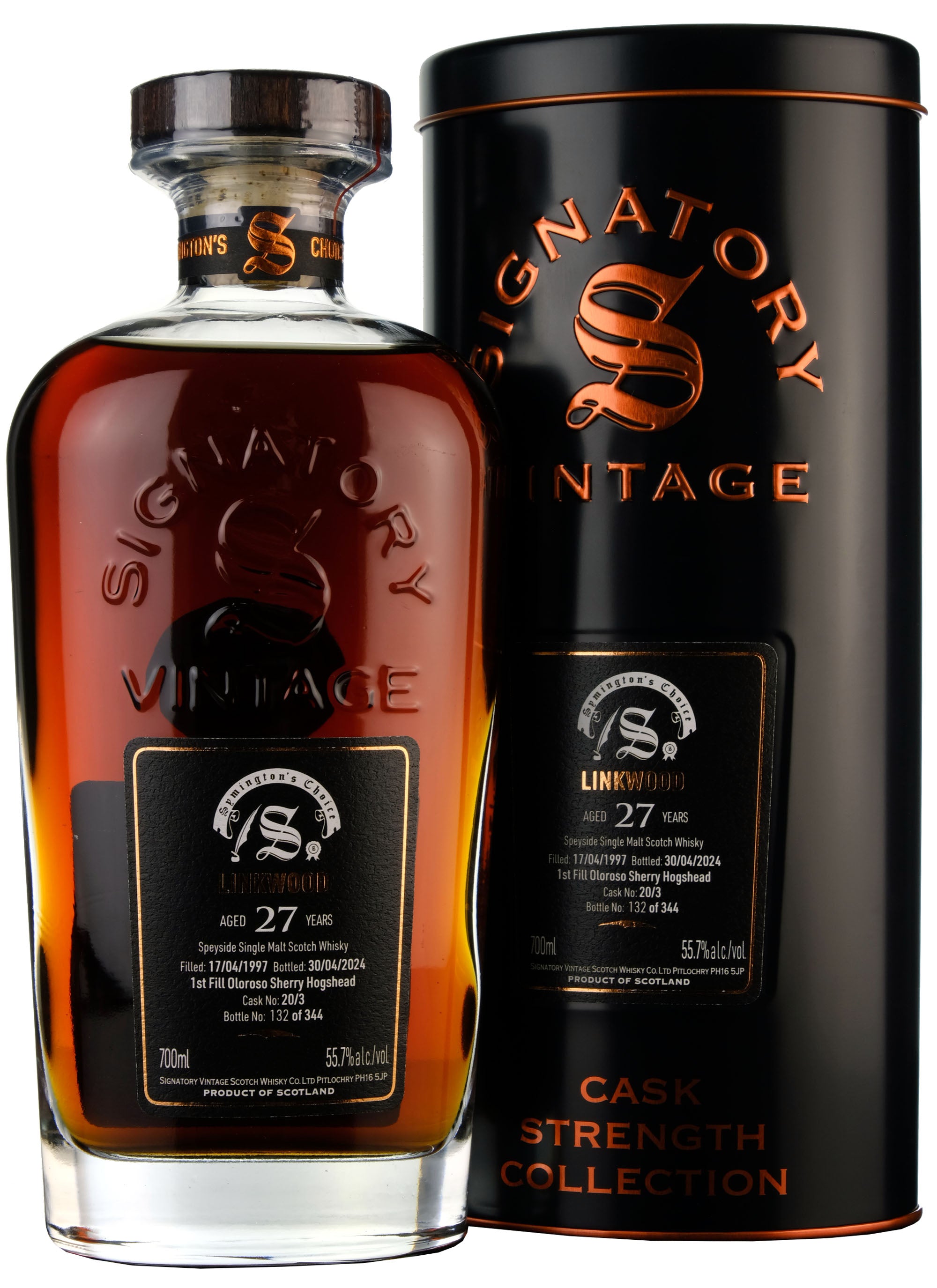 Linkwood 1997-2024 | 27 Year Old Signatory Vintage Symington's Choice Single Cask 20/3
