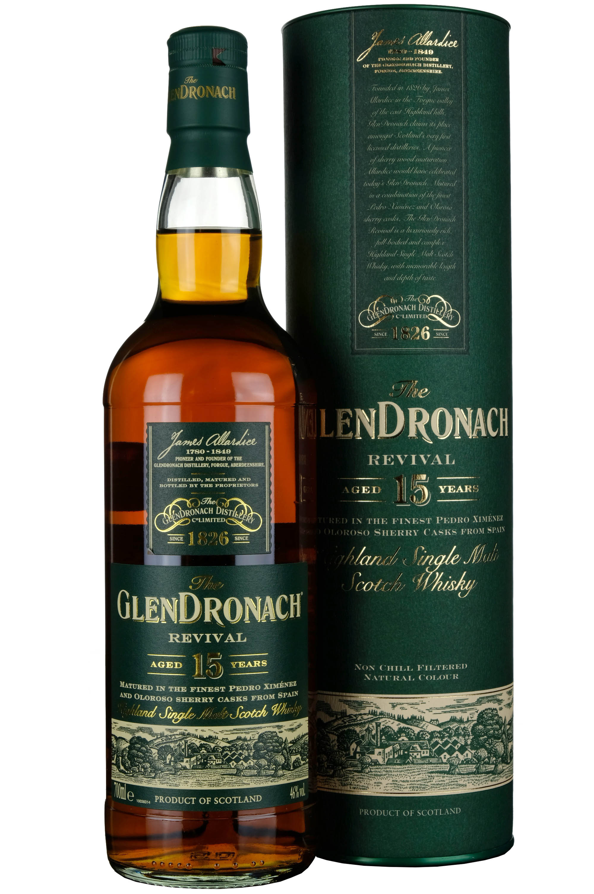 Glendronach 15 Year Old Revival Bottled 2018