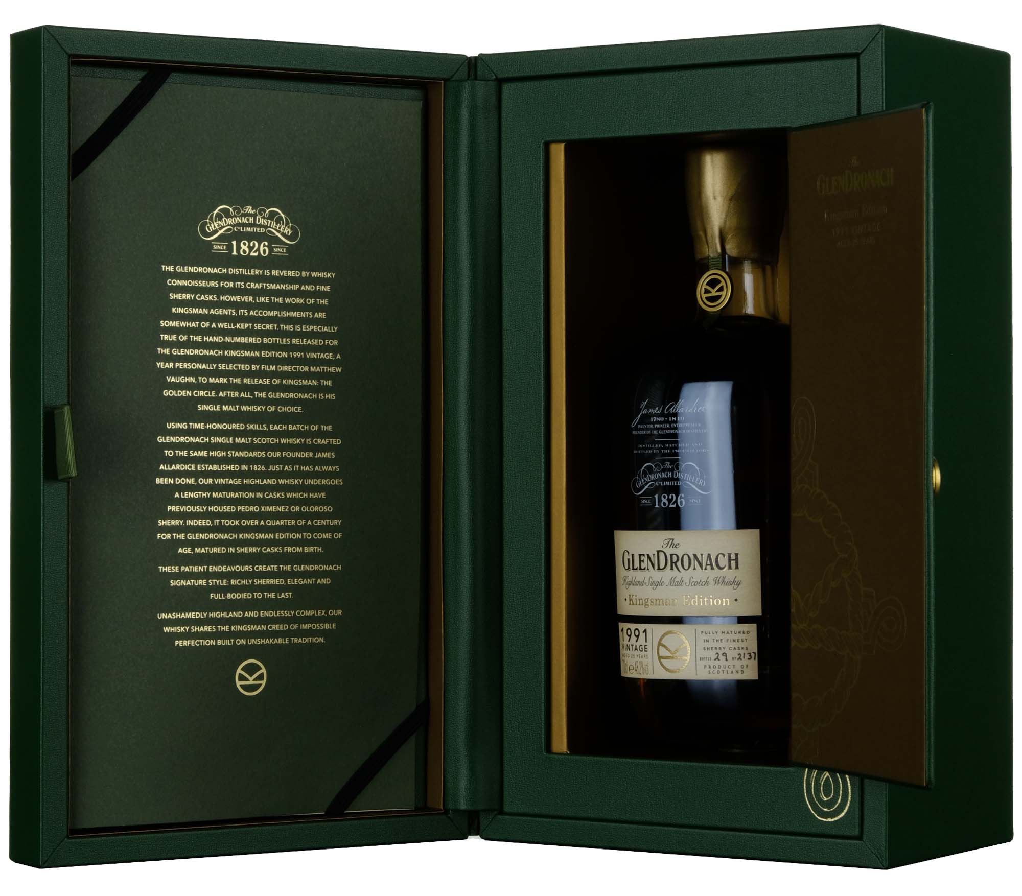 Glendronach 1991-2017 | 25 Year Old Kingsman 1st Edition
