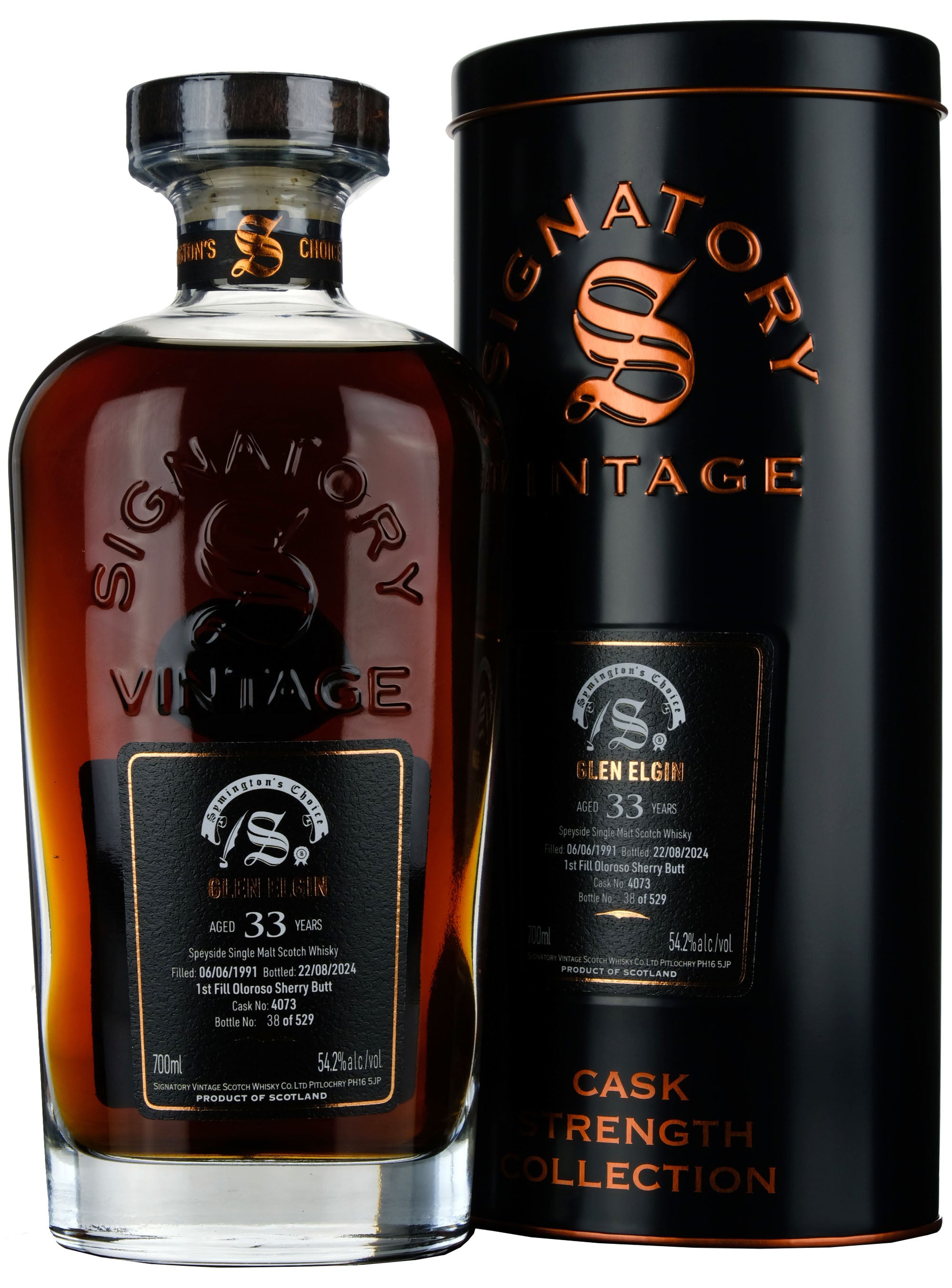 Glen Elgin 1991-2024 | 33 Year Old Signatory Vintage Symington's Choice Single Cask 4073