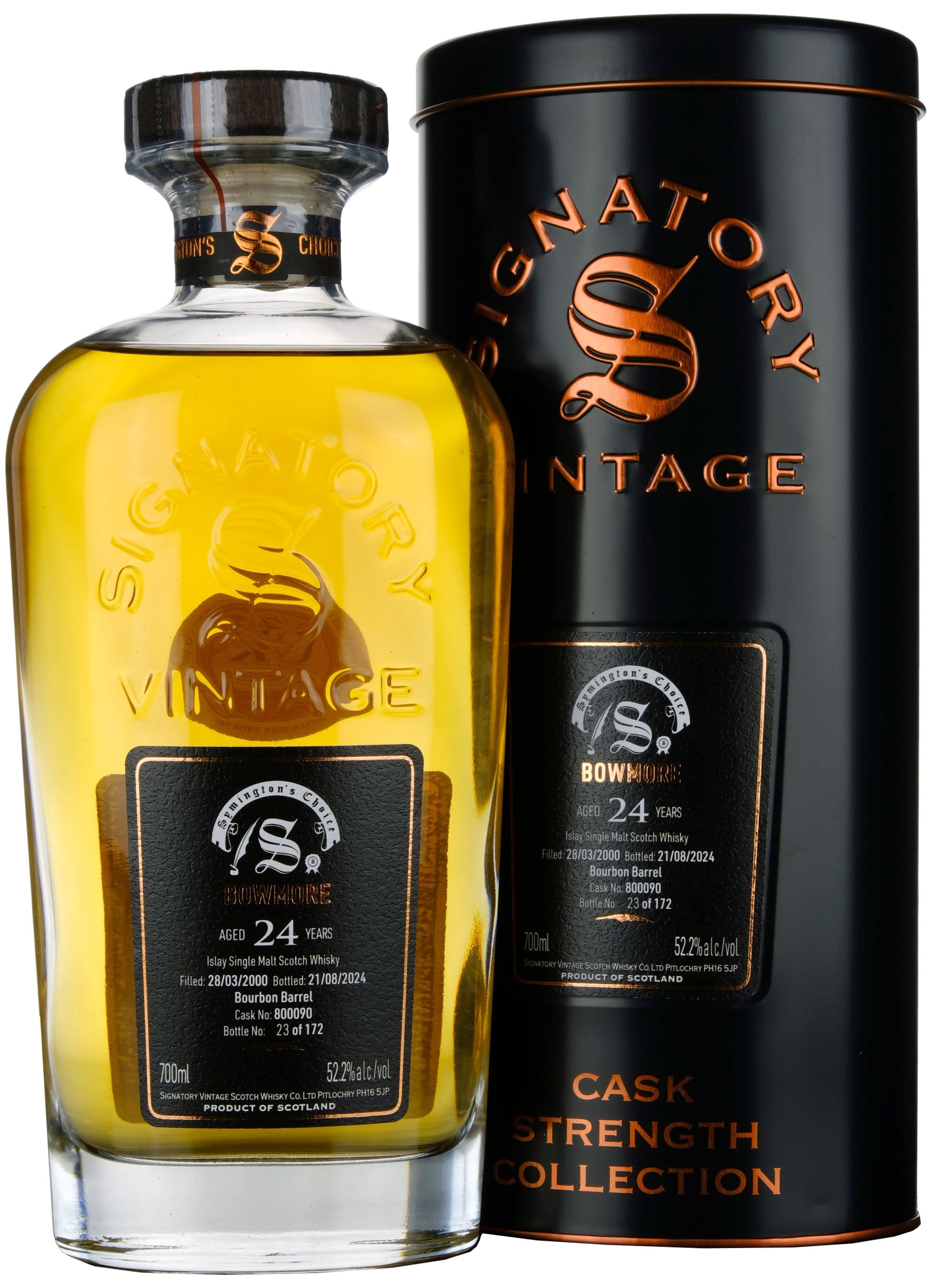 Bowmore 2000-2024 | 24 Year Old Signatory Vintage Symington's Choice Single Cask 800090