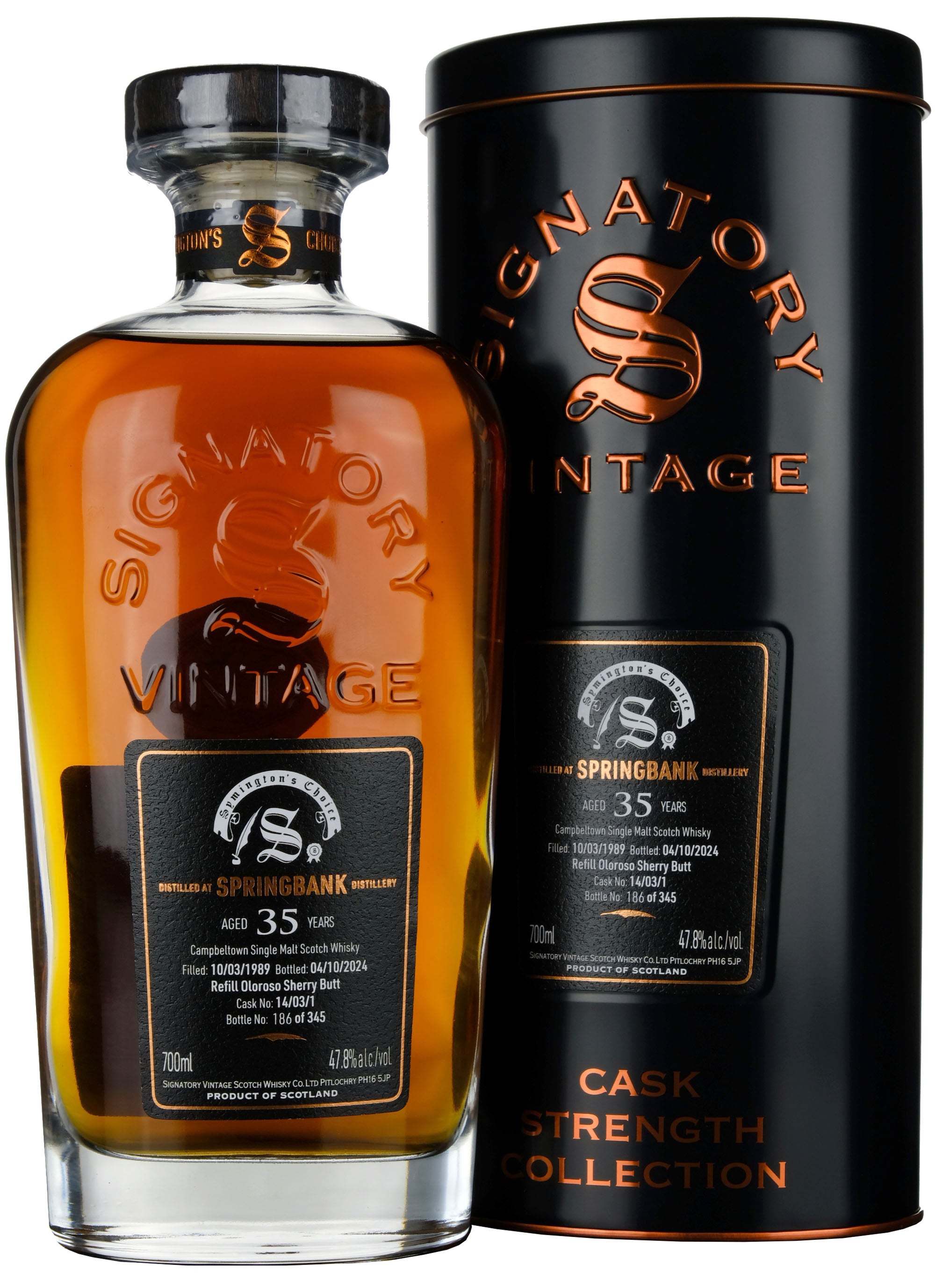 Springbank 1989-2024 | 35 Year Old Signatory Vintage Symington's Choice Single Cask 14/03/1