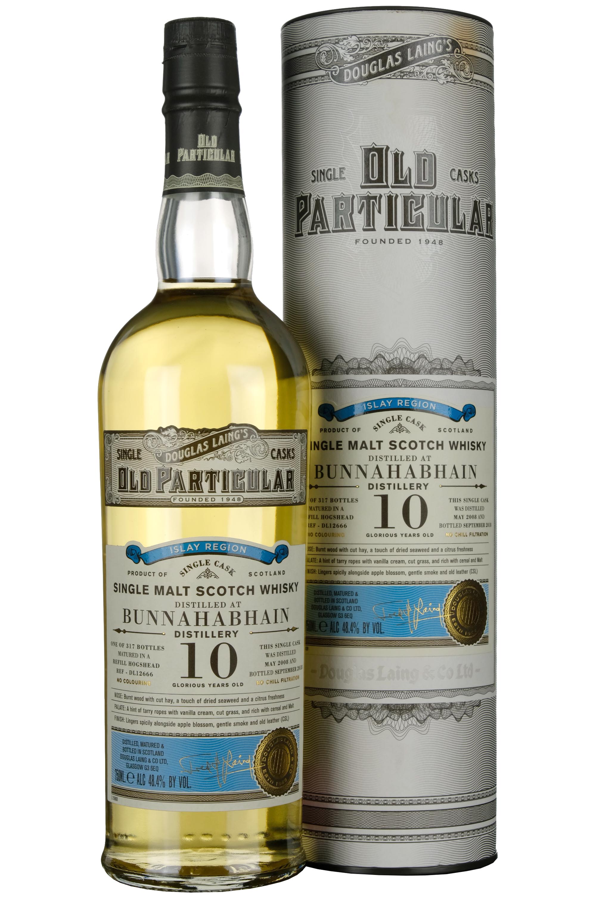 Bunnahabhain 2008-2018 | 10 Year Old Douglas Laing Old Particular Single Cask DL12666