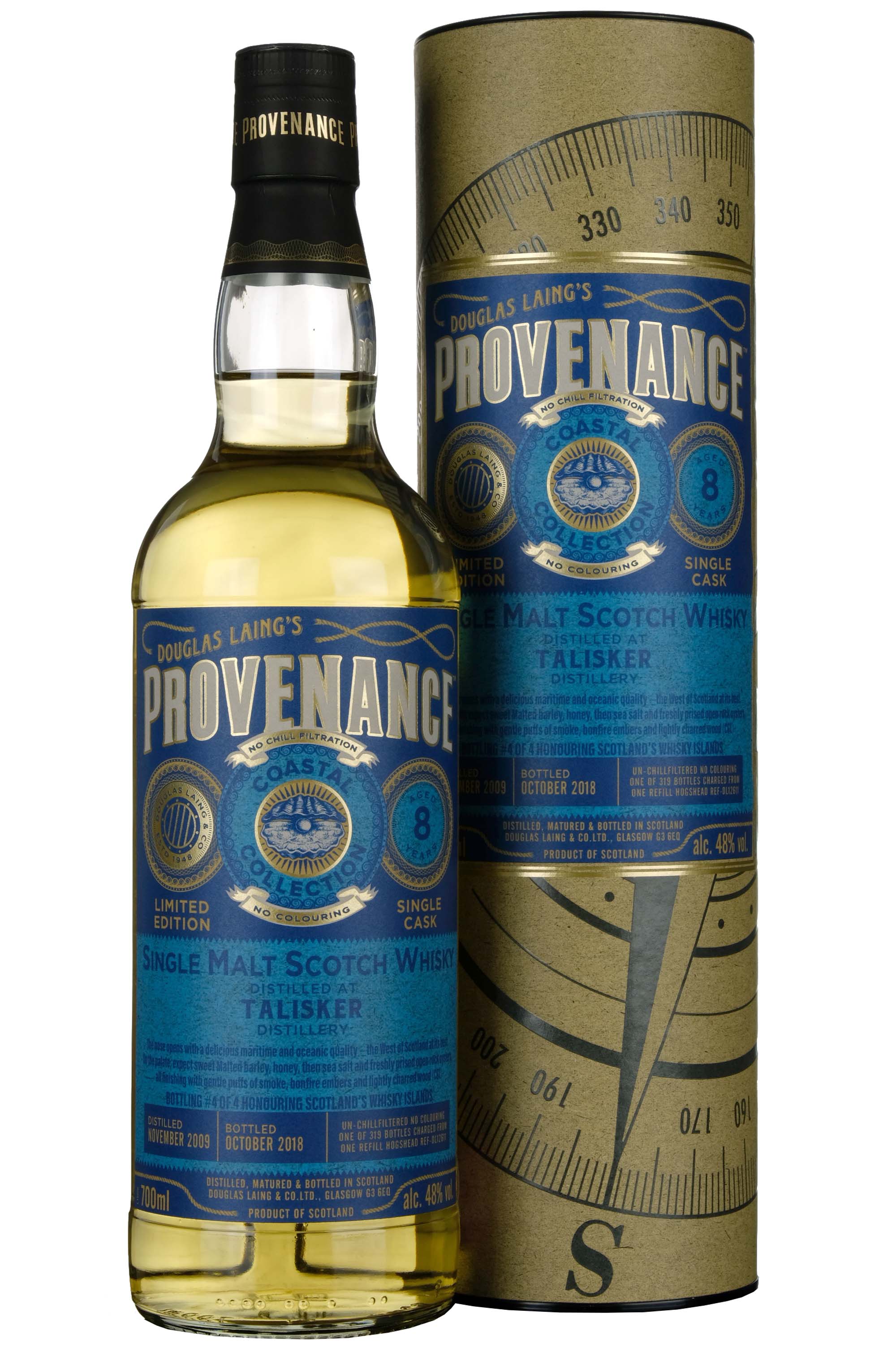 Talisker 2009-2018 | 8 Year Old Douglas Laing Provenance Single Cask DL12611